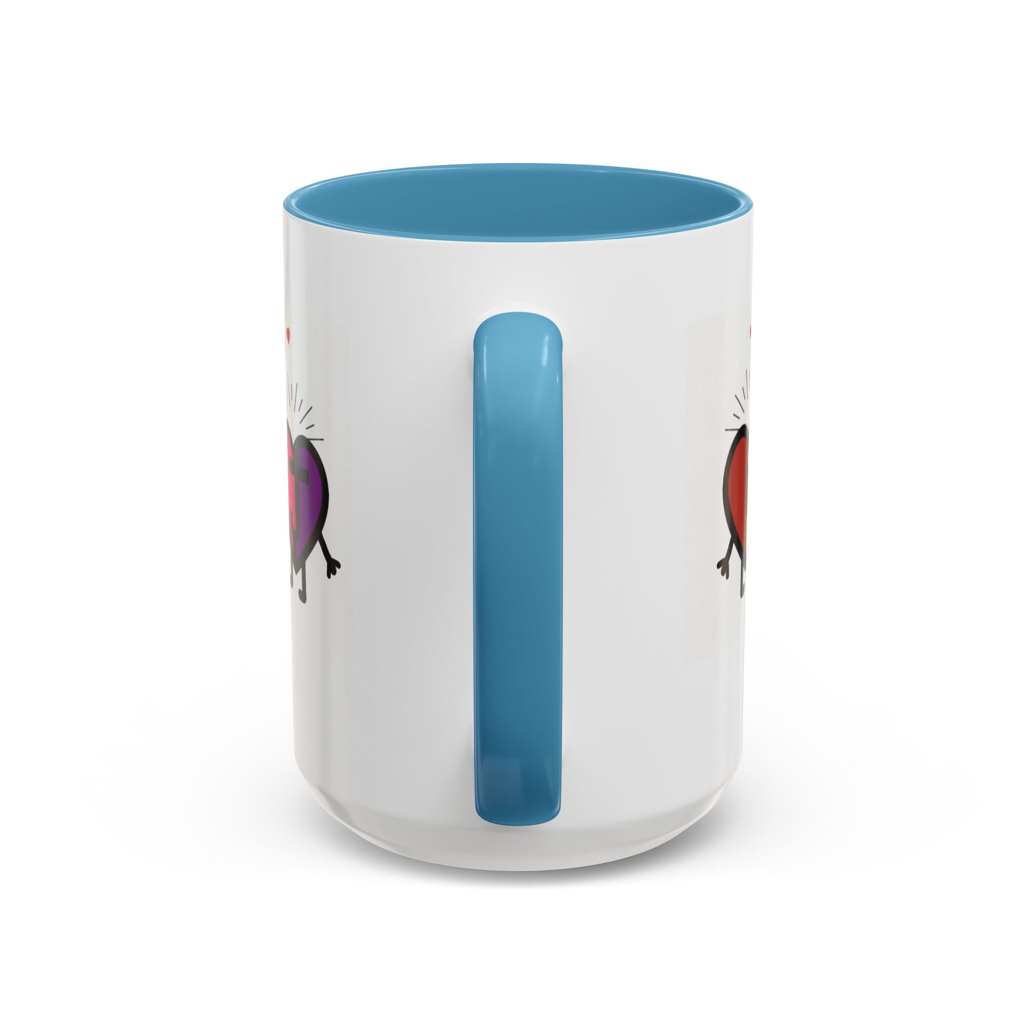 PJ & Joy Passionoy Mascots Accent Coffee Mug (11, 15oz)