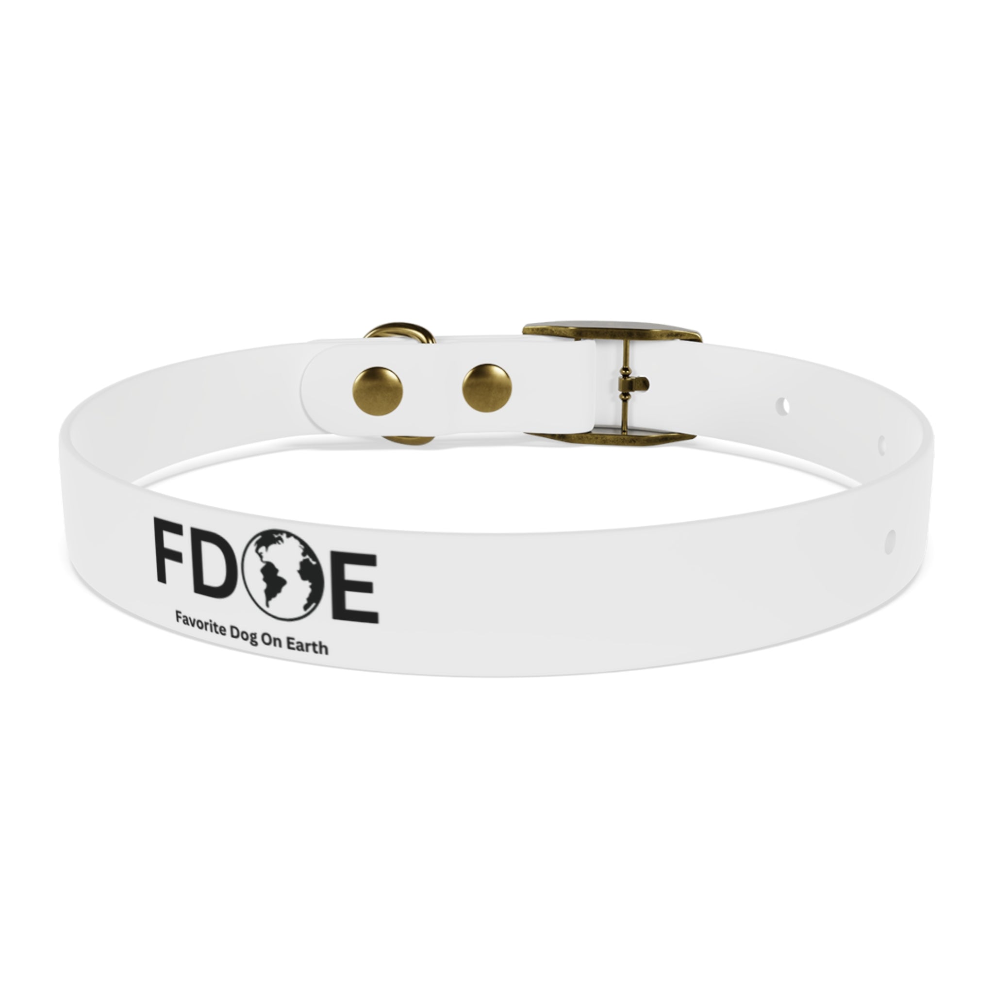 Favorite Dog On Earth (FDOE) Collar, Personalized Pet Accessory, Custom Dog Collar, Stylish Pet Gear, Durable Dog Collar