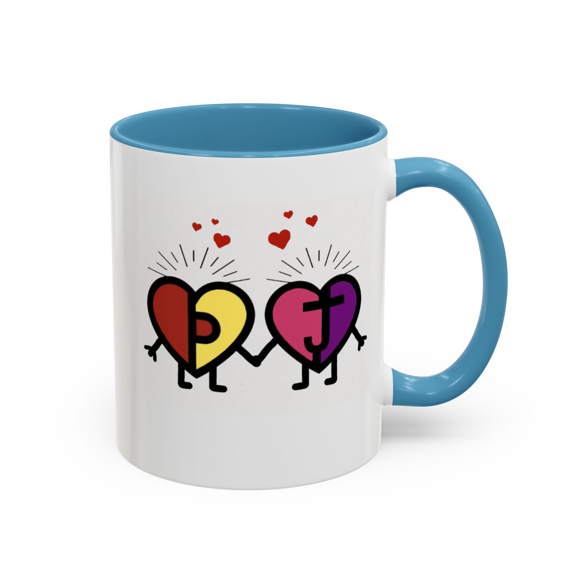 PJ & Joy Passionoy Mascots Accent Coffee Mug (11, 15oz)