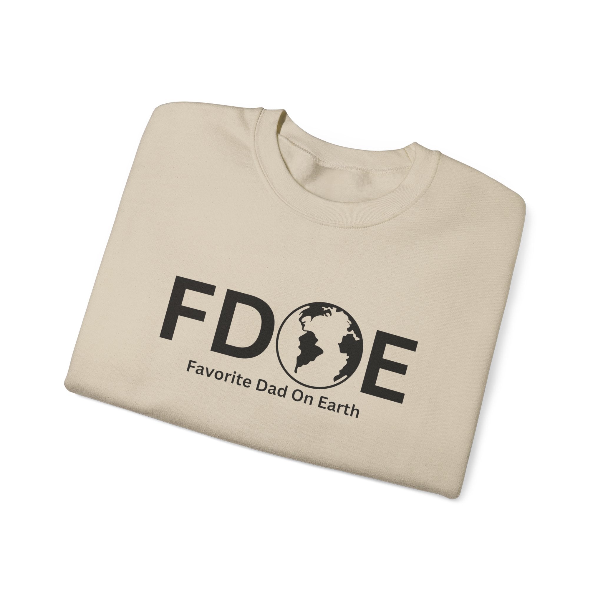 Favorite Dad On Earth (FDOE) Unisex Heavy Blend™ Crewneck Sweatshirt