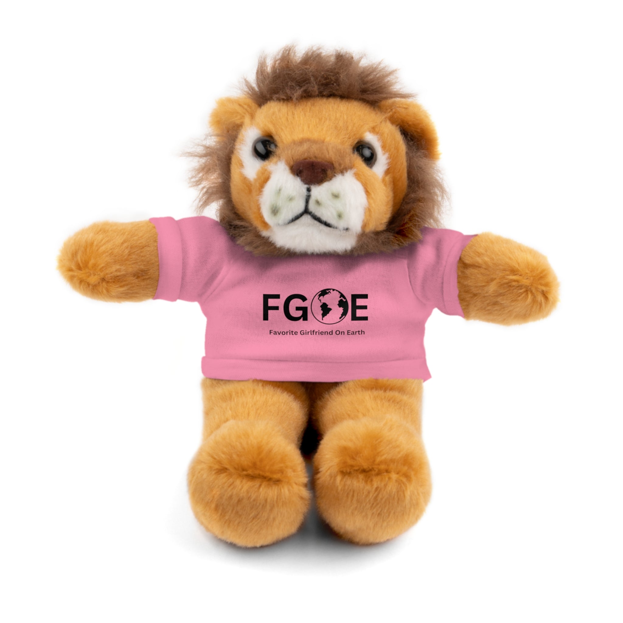 Stuffed Animal Gift – Favorite Girlfriend on Earth (FGOE)– Customizable T-Shirt & Animal