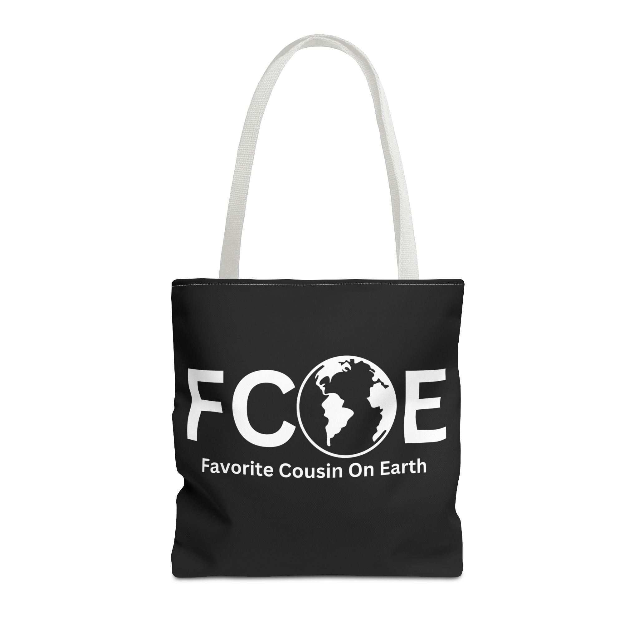 Favorite Cousin On Earth (FCOE) Tote Bag - Custom Printed Stylish and Functional Tote