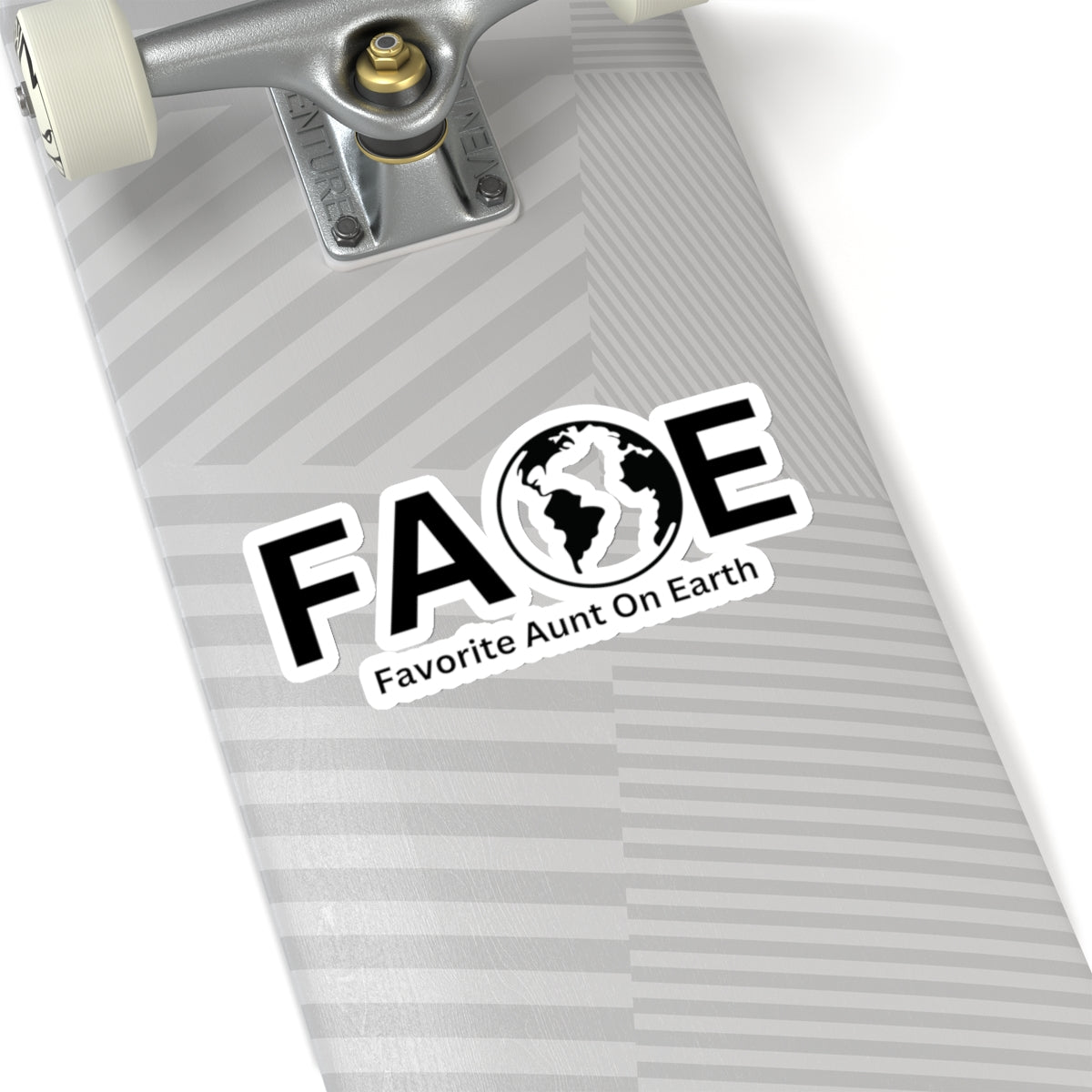 Favorite Aunt On Earth (FAOE) Kiss-Cut Stickers - Custom Vinyl Stickers for Creative Decor