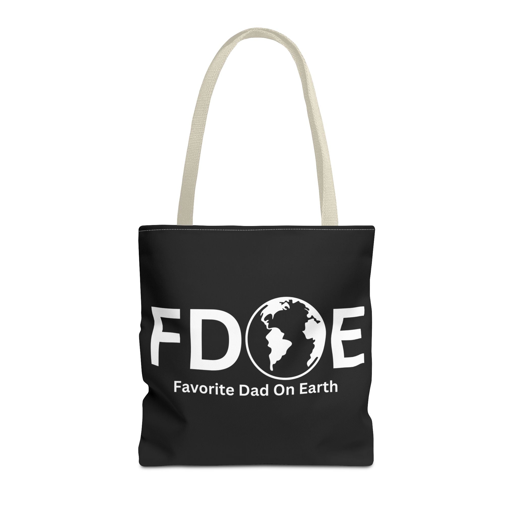 Favorite Dad On Earth (FDOE) Tote Bag- Custom Printed Stylish and Functional Tote