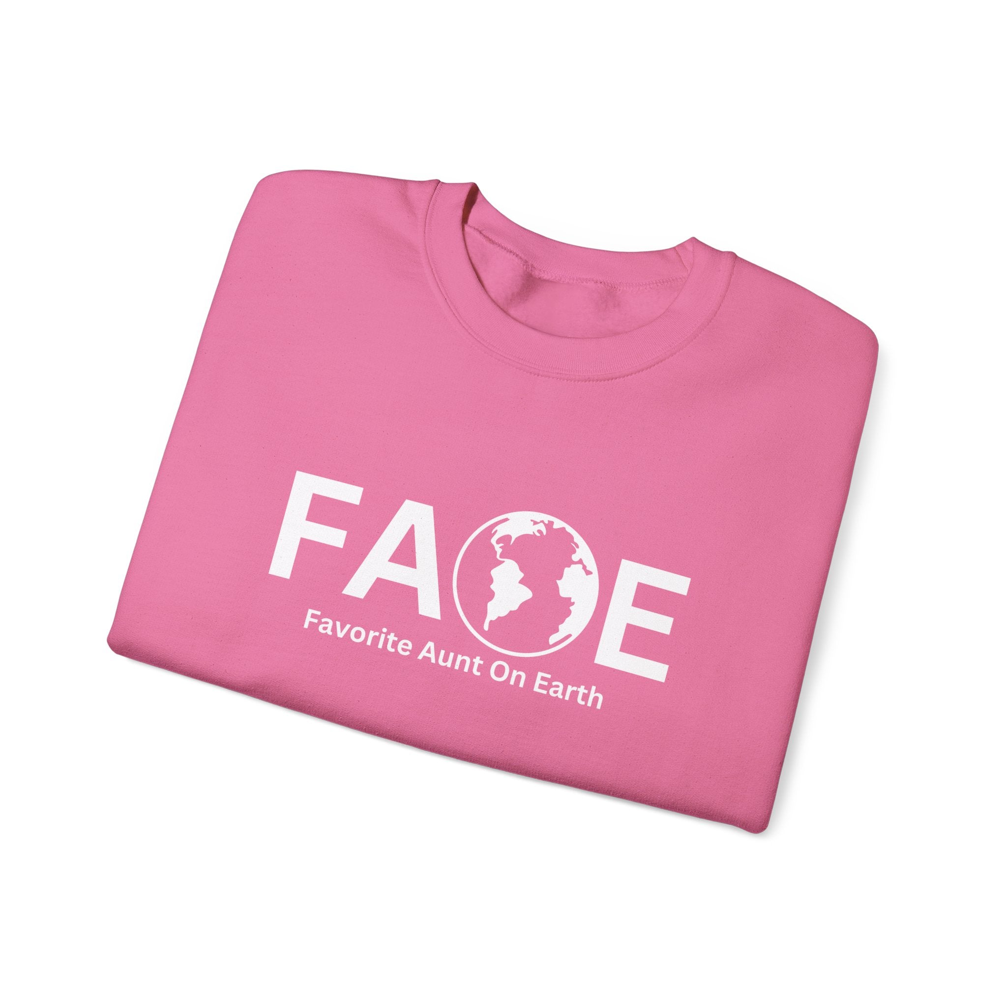 Favorite Aunt On Earth (FAOE) - Unisex Heavy Blend Crewneck Sweatshirt