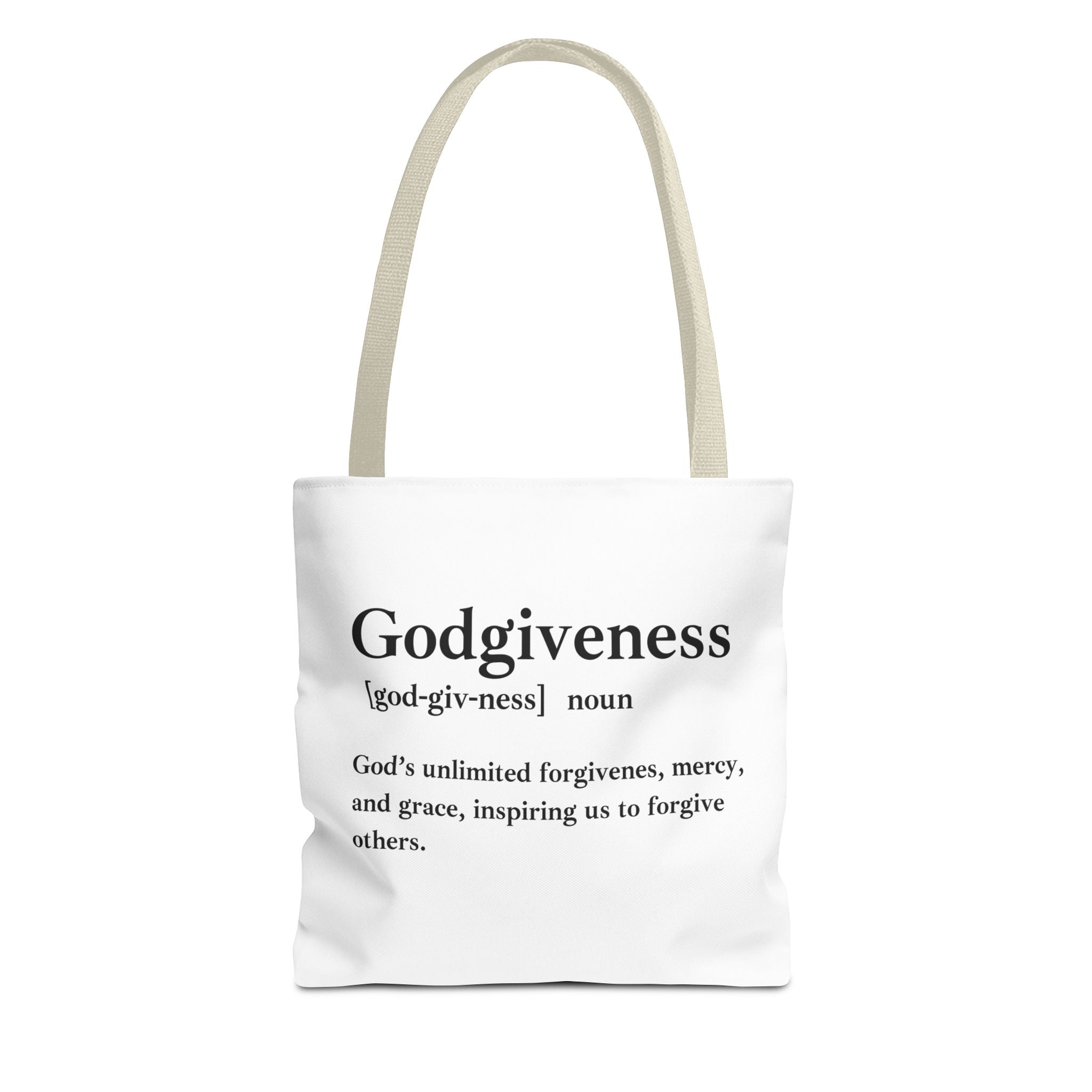Godgiveness Tote Bag - Custom Printed Stylish and Functional Tote