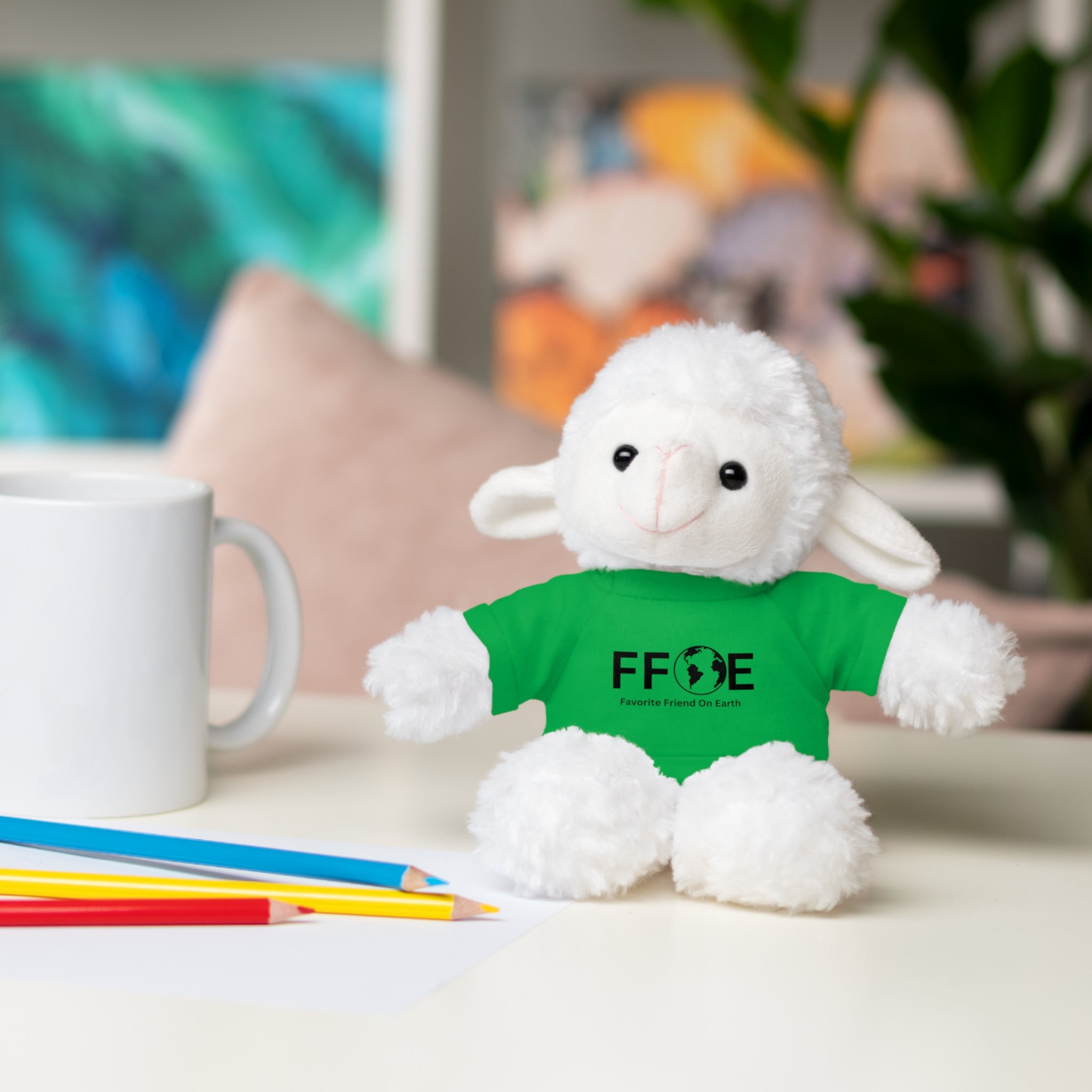 Stuffed Animal Gift – Favorite Friend on Earth (FFOE)– Customizable T-Shirt & Animal