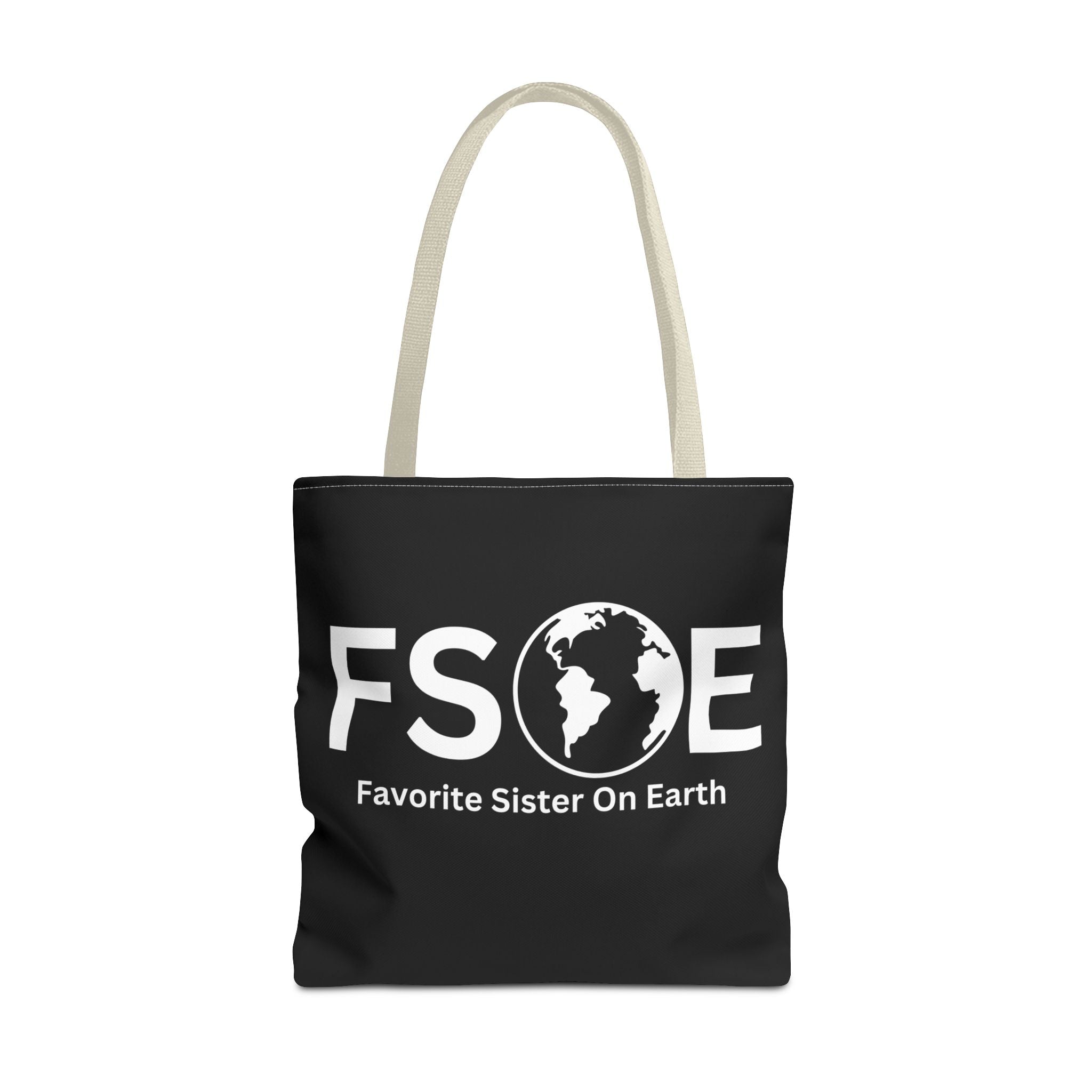 Favorite Sister On Earth (FSOE) Tote Bag - Custom Printed Stylish and Functional Tote