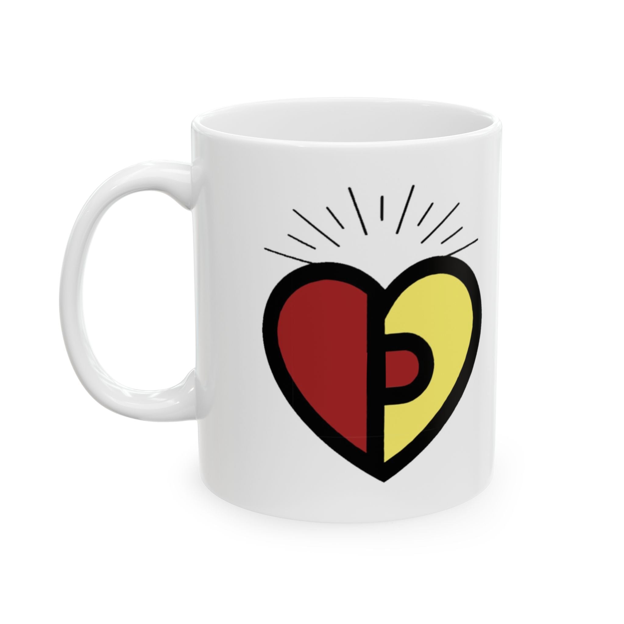 Passionoy Logo Accent Coffee Mug (11oz, 15oz)