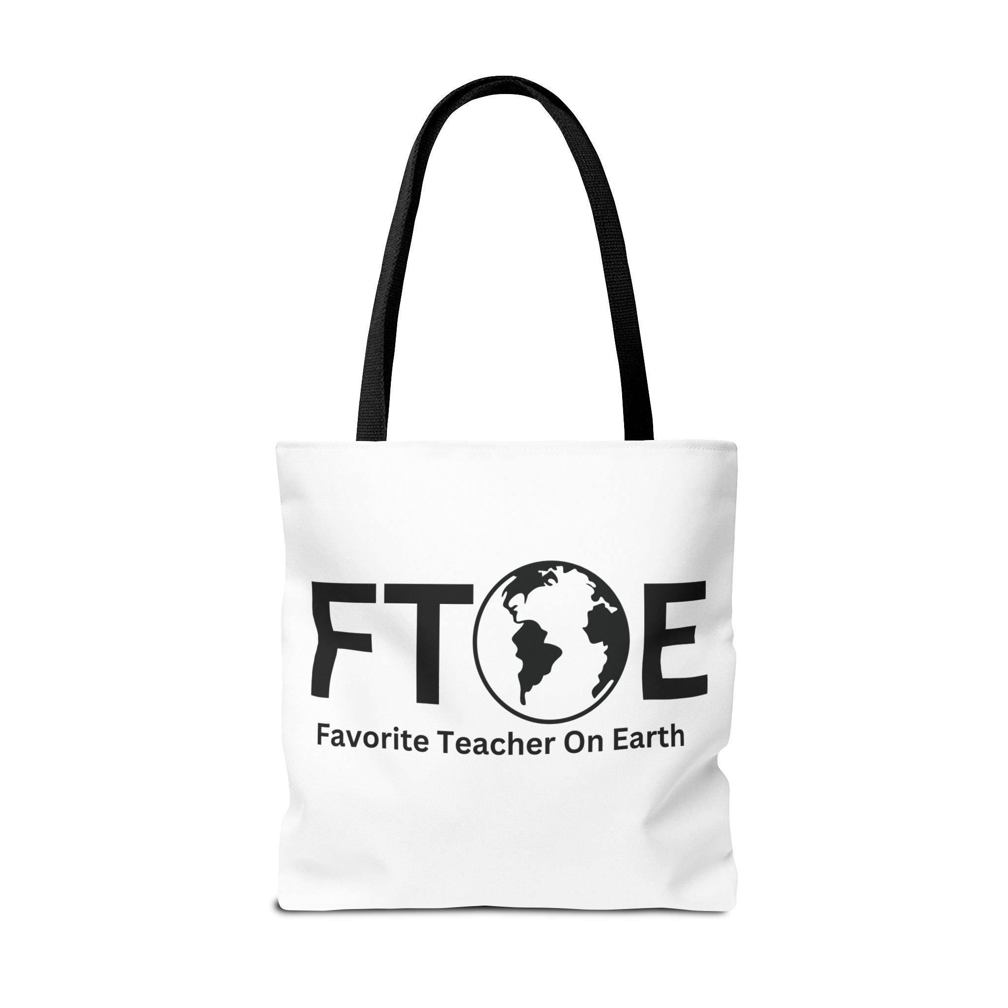 Favorite Teacher On Earth (FTOE) Tote Bag - Custom Printed Stylish and Functional Tote