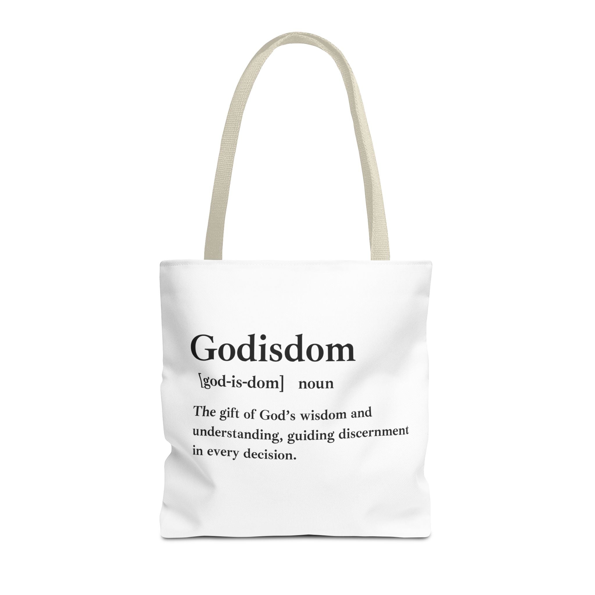 Godisdom Tote Bag - Custom Printed Stylish and Functional Tote