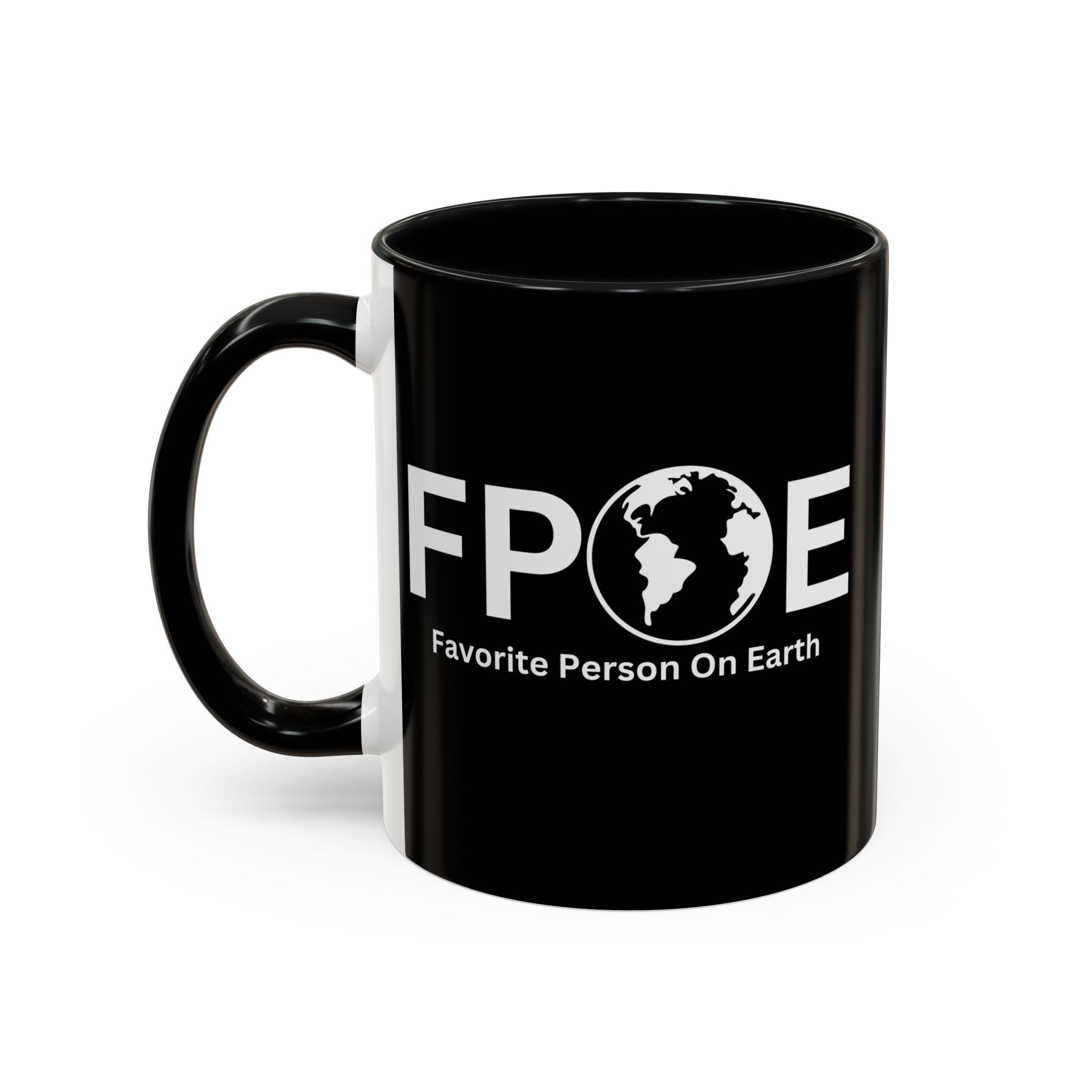 Favorite Person On Earth (FPOE) Accent Coffee Mug (11oz, 15oz)