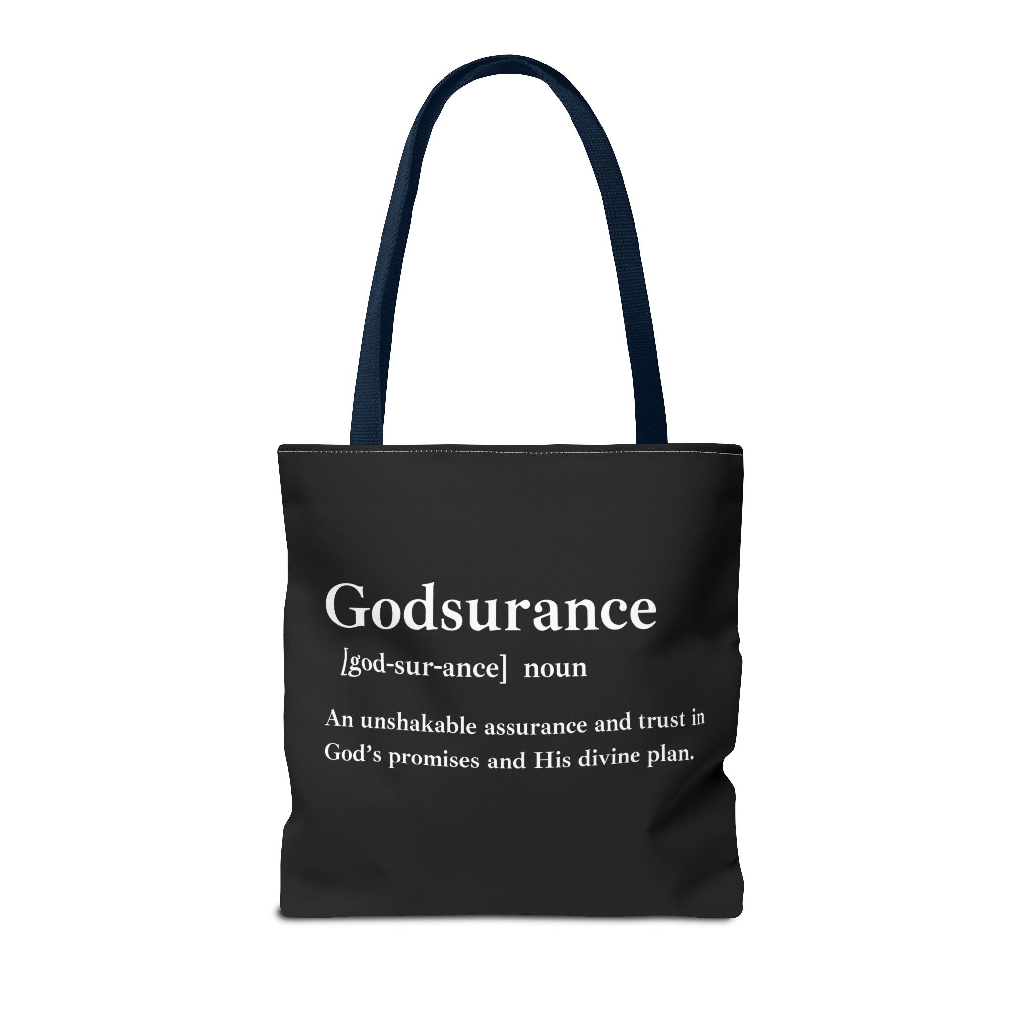 Godsurance Tote Bag - Custom Printed Stylish and Functional Tote