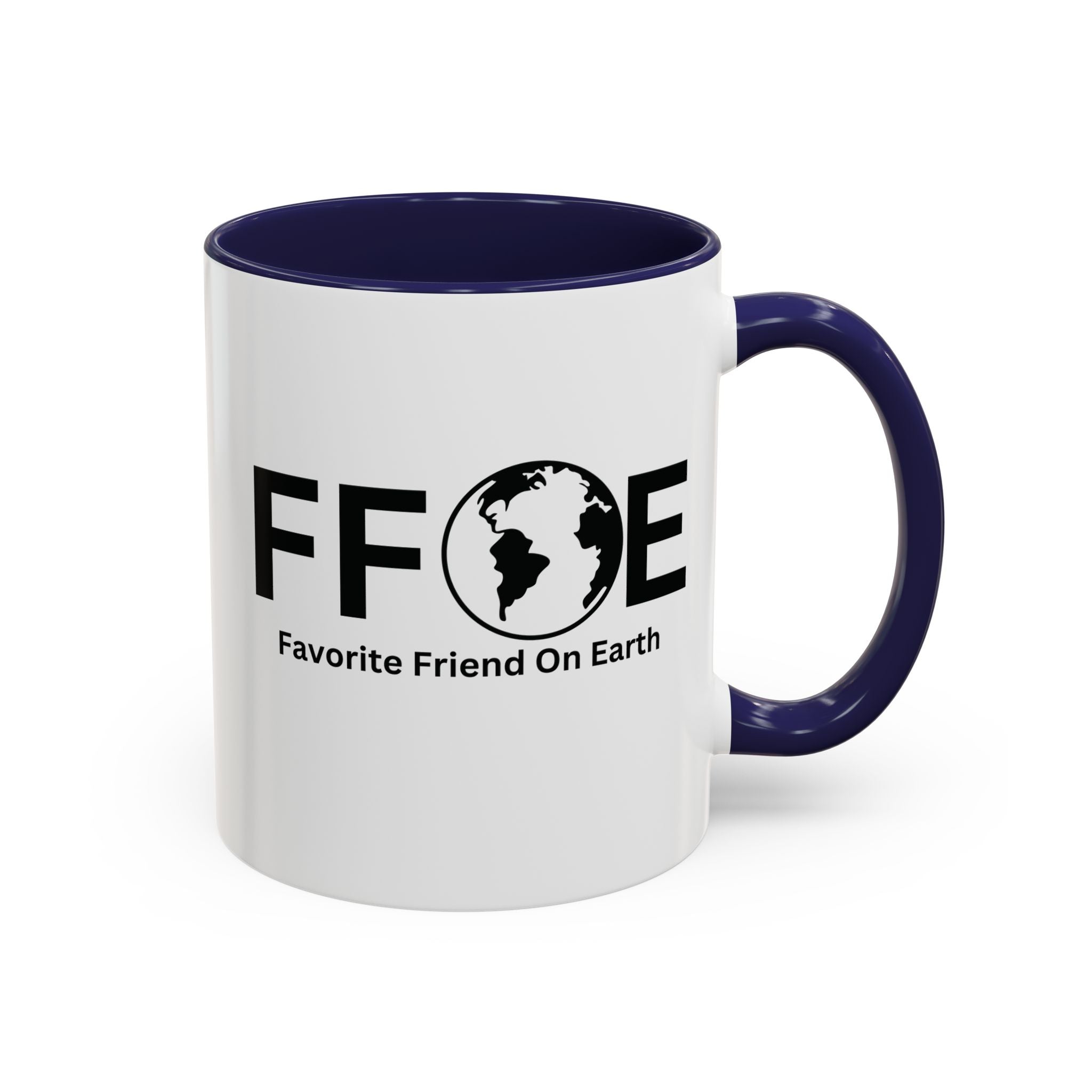 Favorite Friend On Earth (FFOE) Accent Coffee Mug (11oz, 15oz)