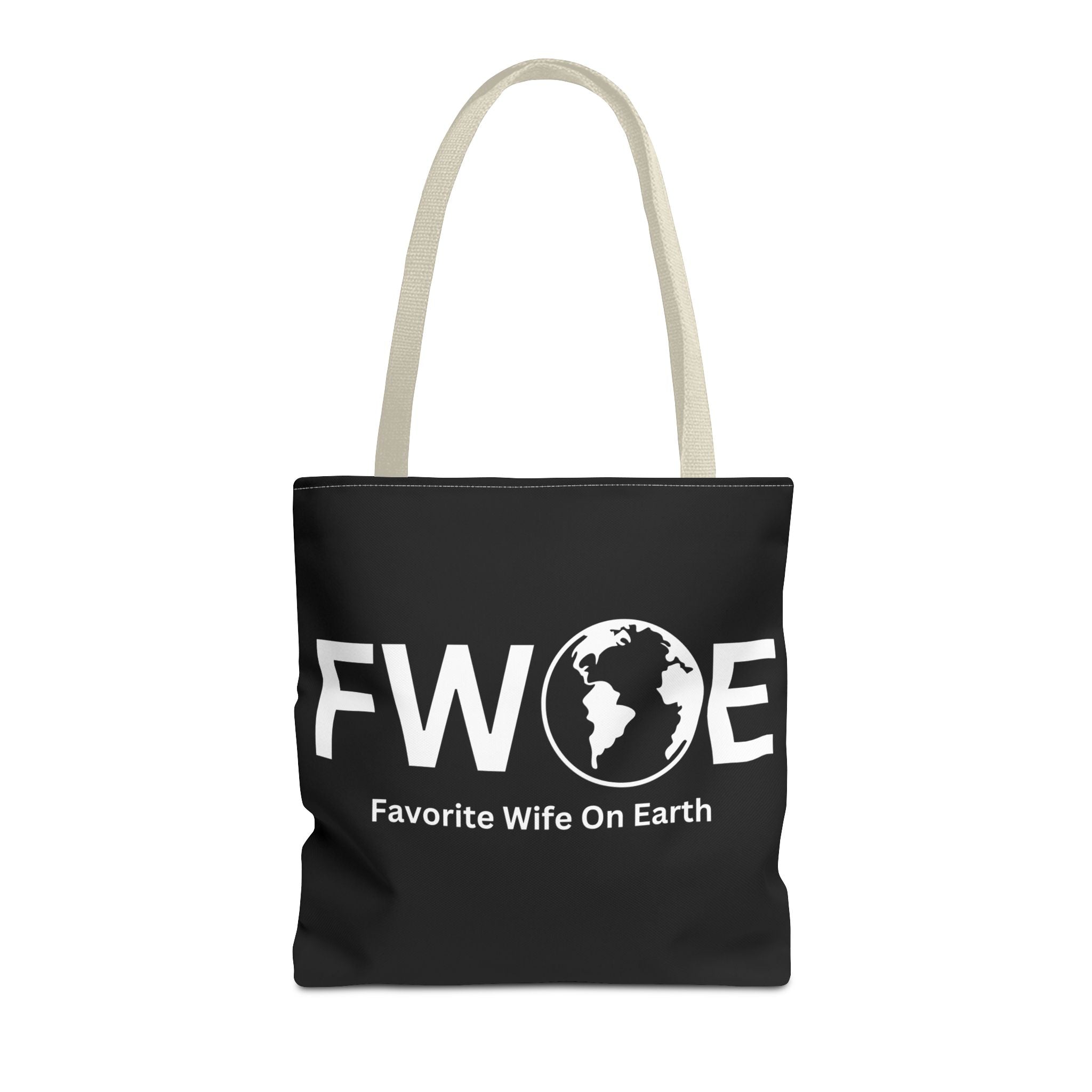 Favorite Wife On Earth (FWOE) Tote Bag - Custom Printed Stylish and Functional Tote