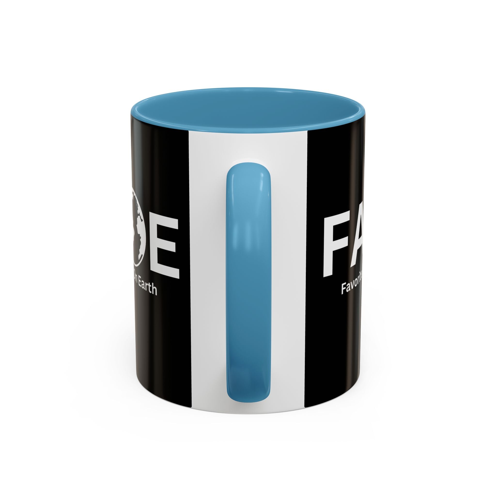 Favorite Aunt On Earth (FAOE) Accent Coffee Mug (11oz, 15oz)