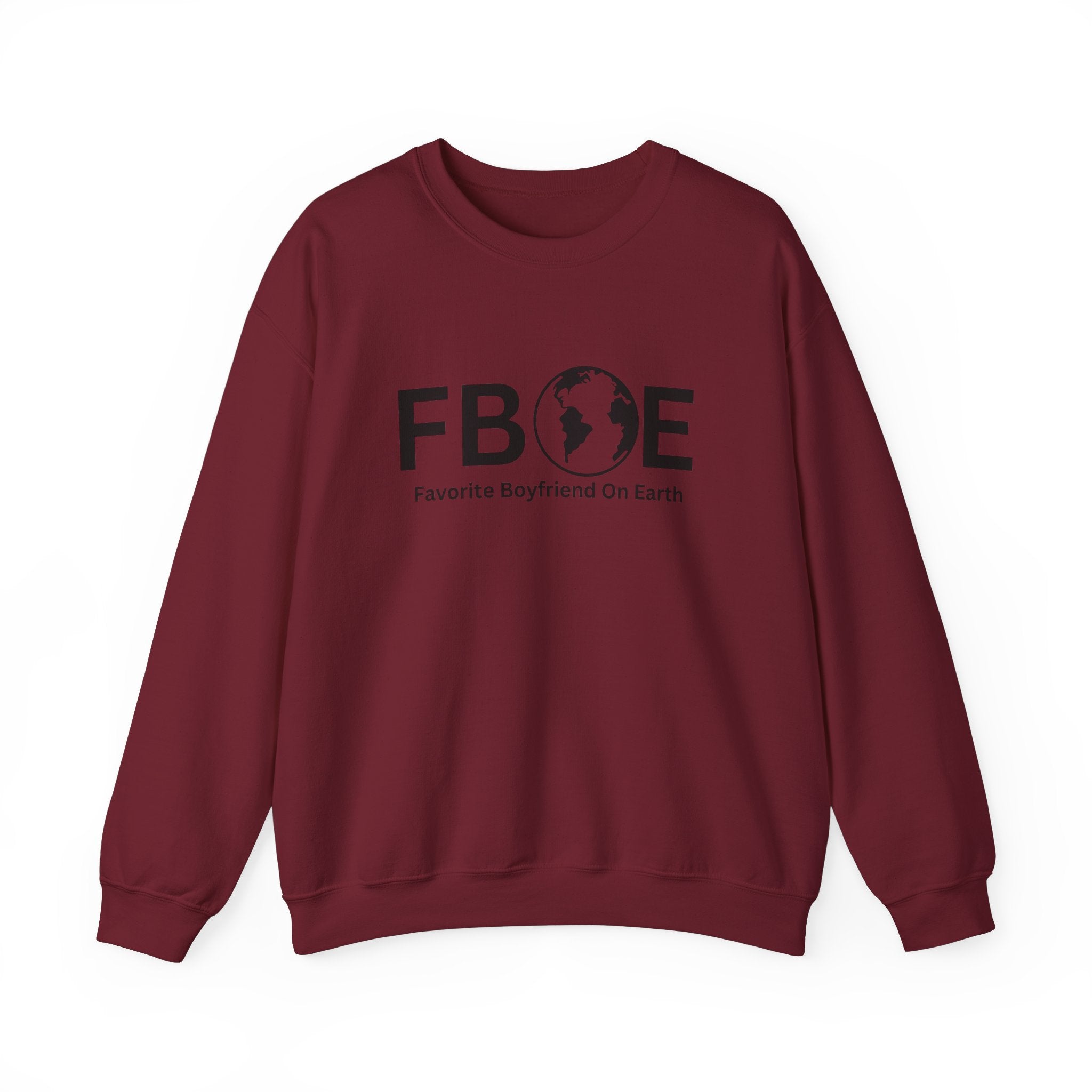 Favorite Boyfriend On Earth (FBOE) Unisex Heavy Blend™ Crewneck Sweatshirt – Cozy Cotton-Polyester Blend