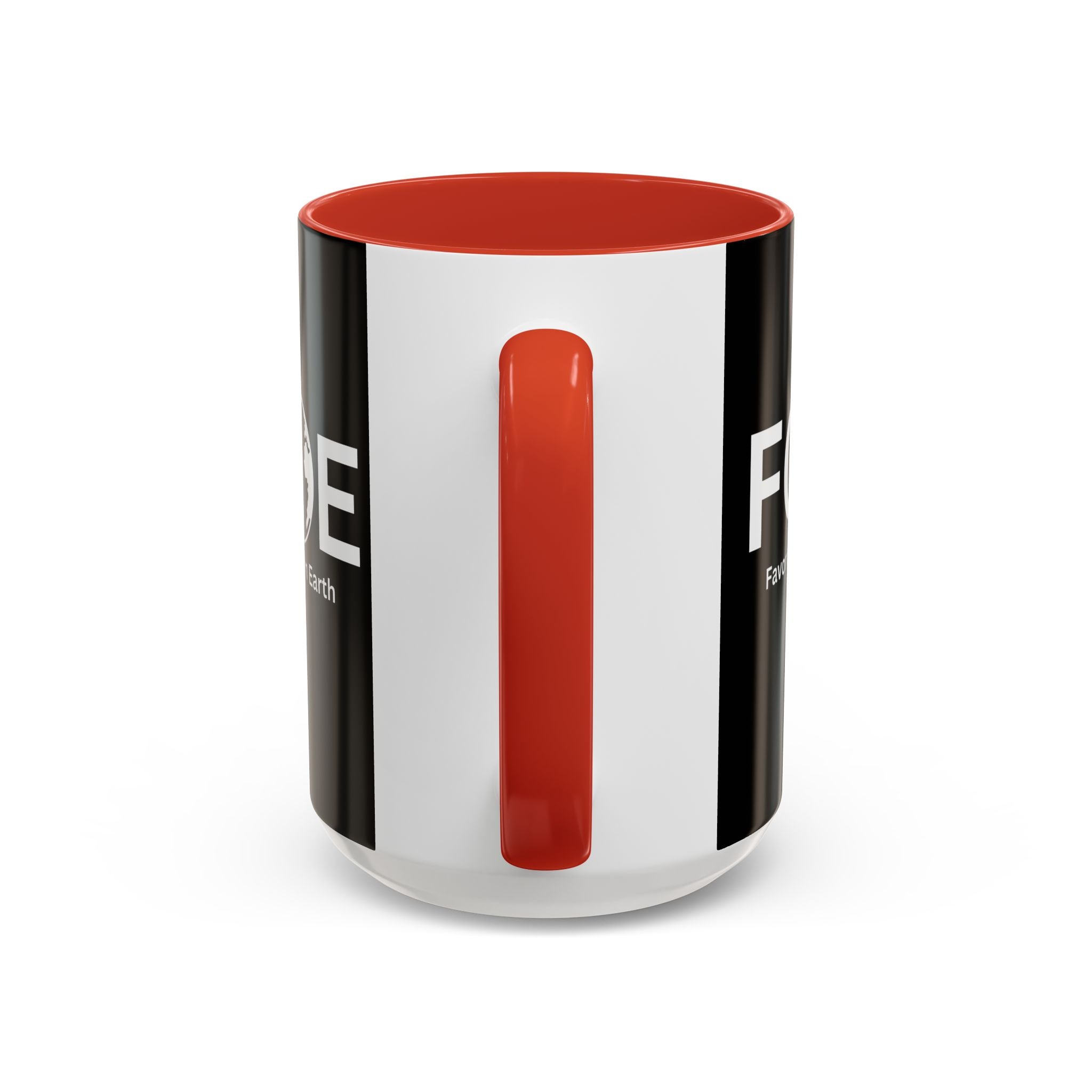 Favorite Cousin On Earth (FCOE) Accent Coffee Mug (11oz, 15oz)