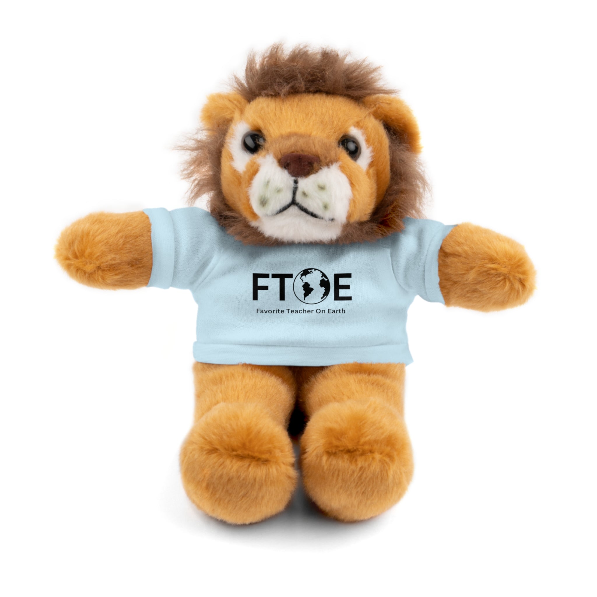 Stuffed Animal Gift – Favorite Teacher on Earth (FTOE) – Customizable T-Shirt & Animal