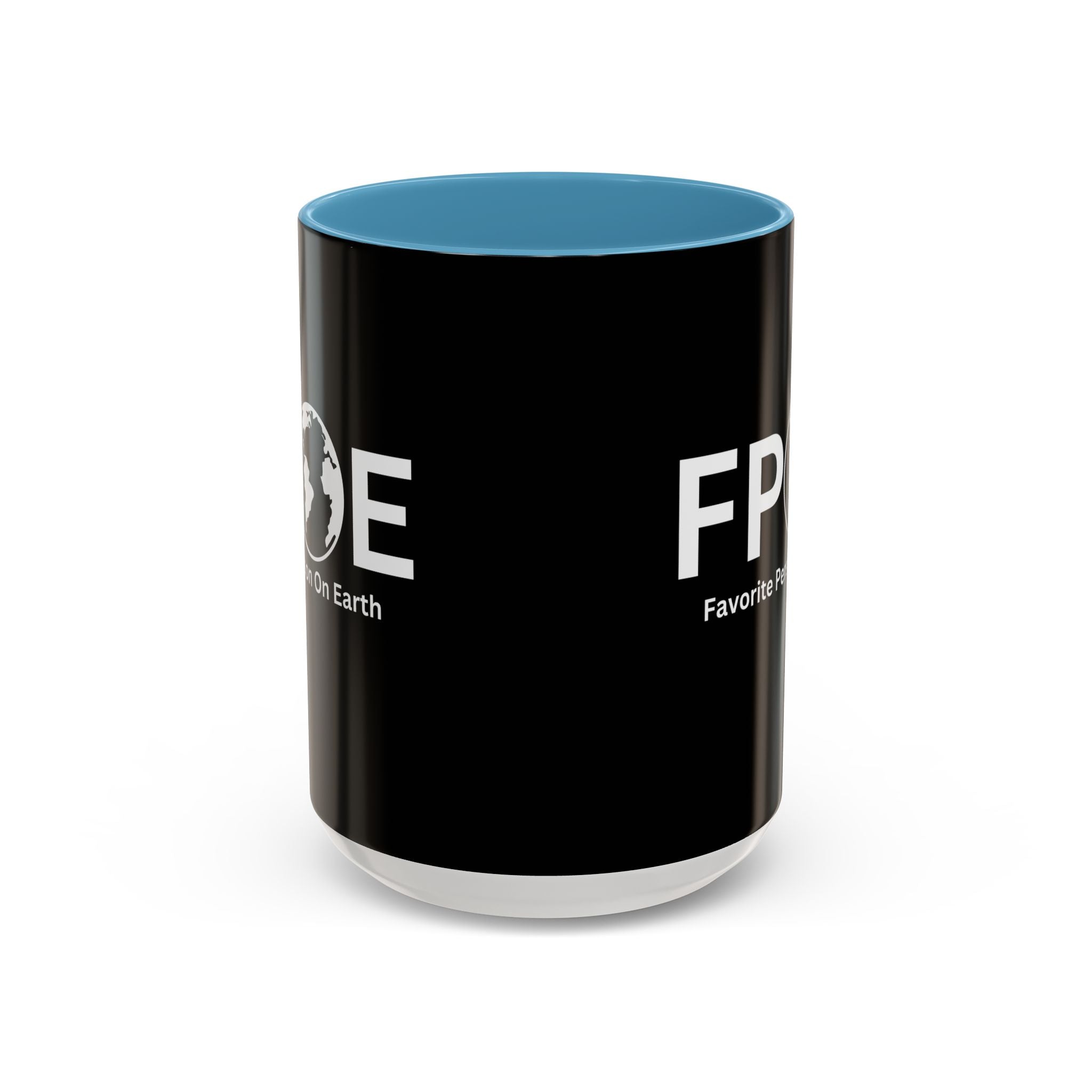 Favorite Person On Earth (FPOE) Accent Coffee Mug (11oz, 15oz)