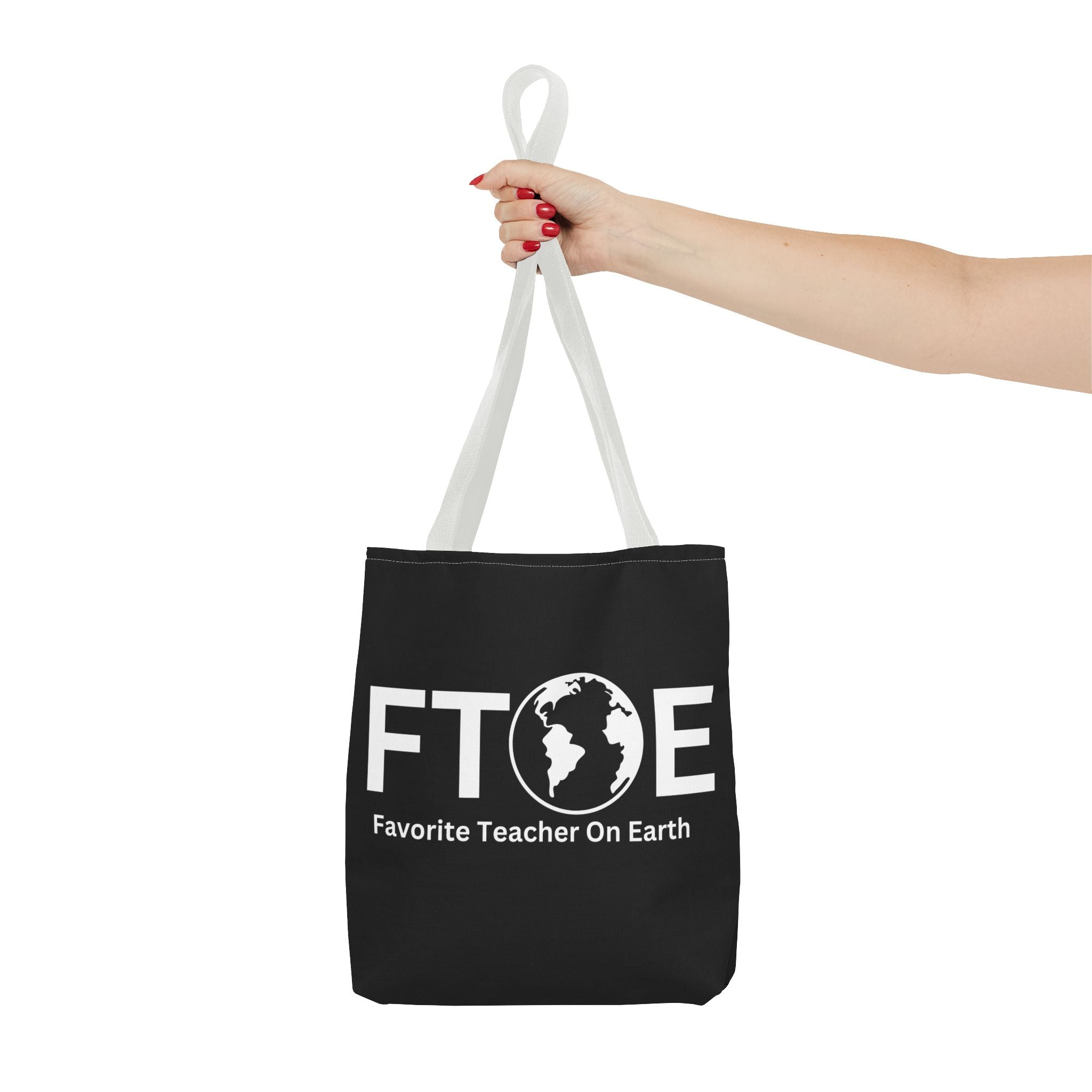 Favorite Teacher On Earth (FTOE) Tote Bag - Custom Printed Stylish and Functional Tote