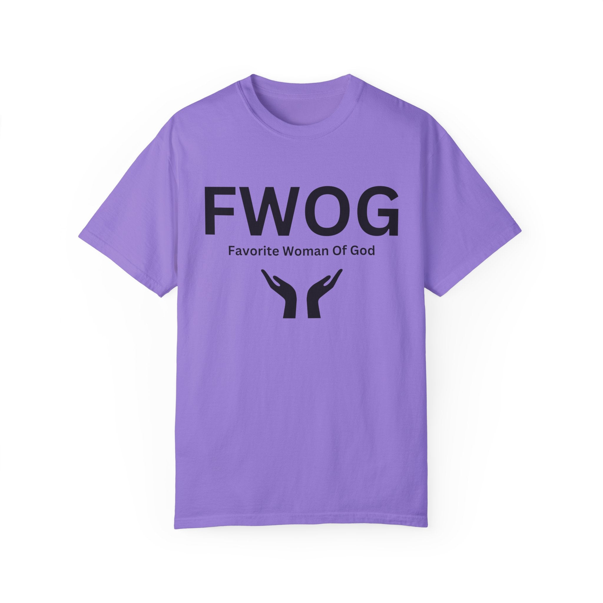 Favorite Woman of God (FWOG) T-Shirt – Comfort Colors 1717 Garment-Dyed Tee