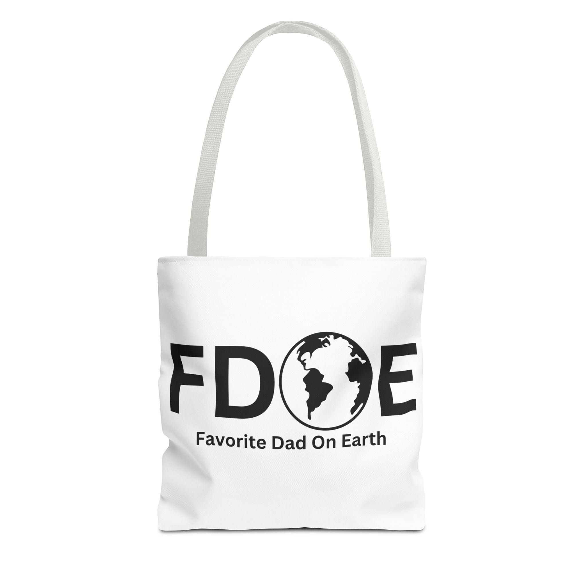 Favorite Dad On Earth (FDOE) Tote Bag- Custom Printed Stylish and Functional Tote