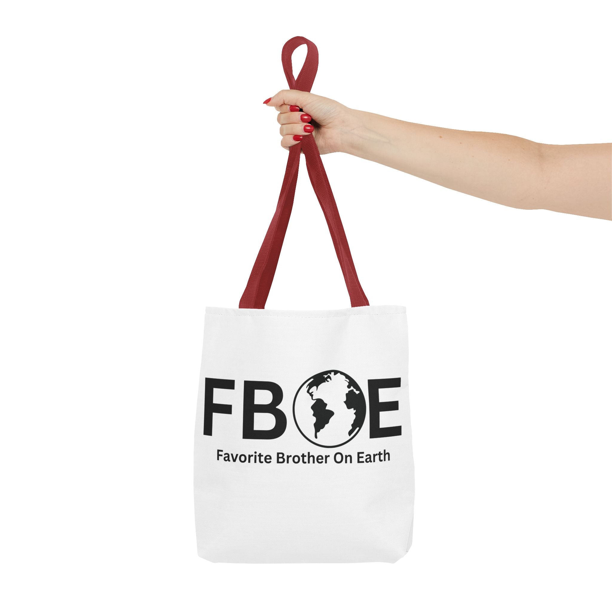 Favorite Brother On Earth (FBOE) Tote Bag - Custom Printed Stylish and Functional Tote