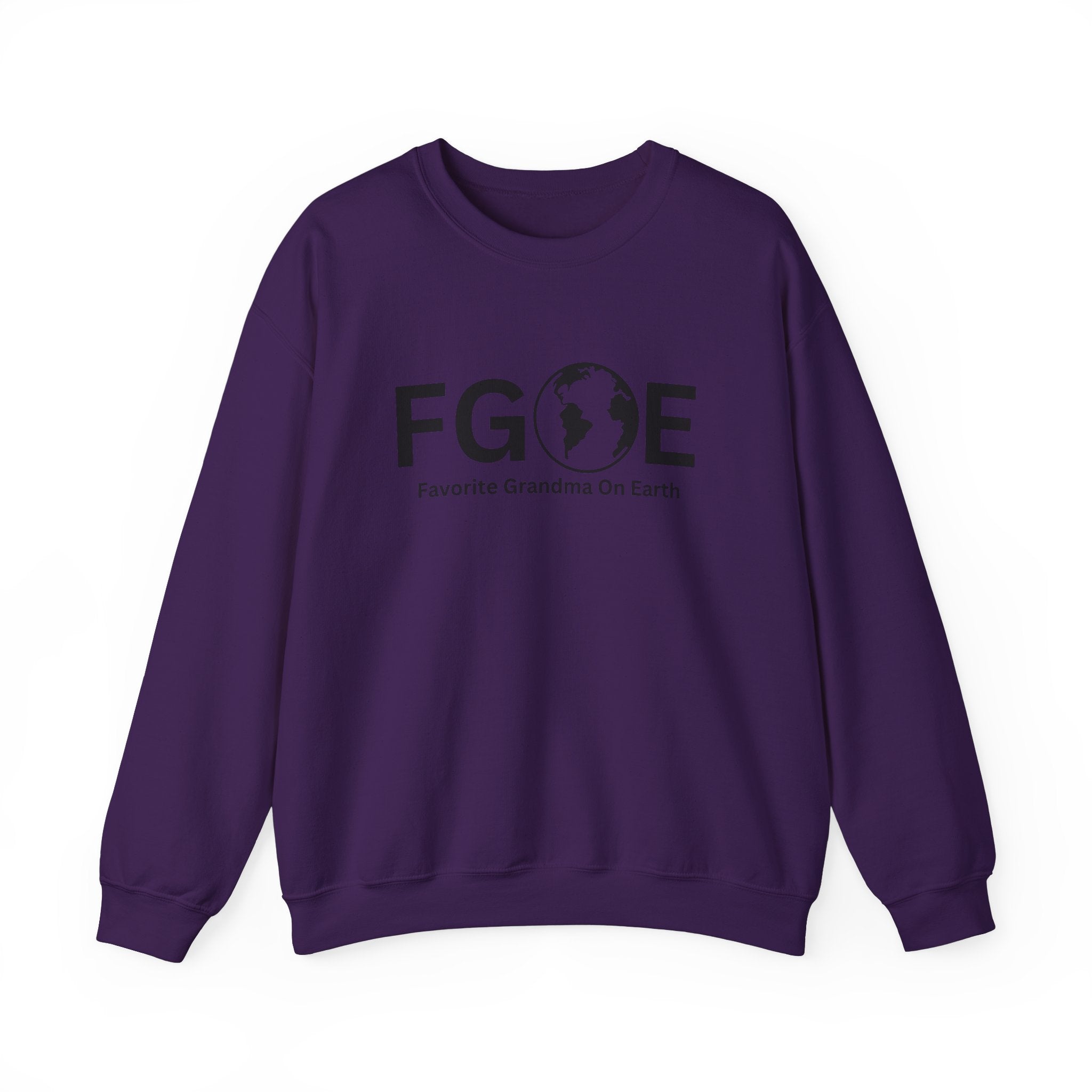 Favorite Grandma On Earth (FGOE) Unisex Heavy Blend Crewneck Sweatshirt - Cozy and Ethical Sweatshirt for All Seasons