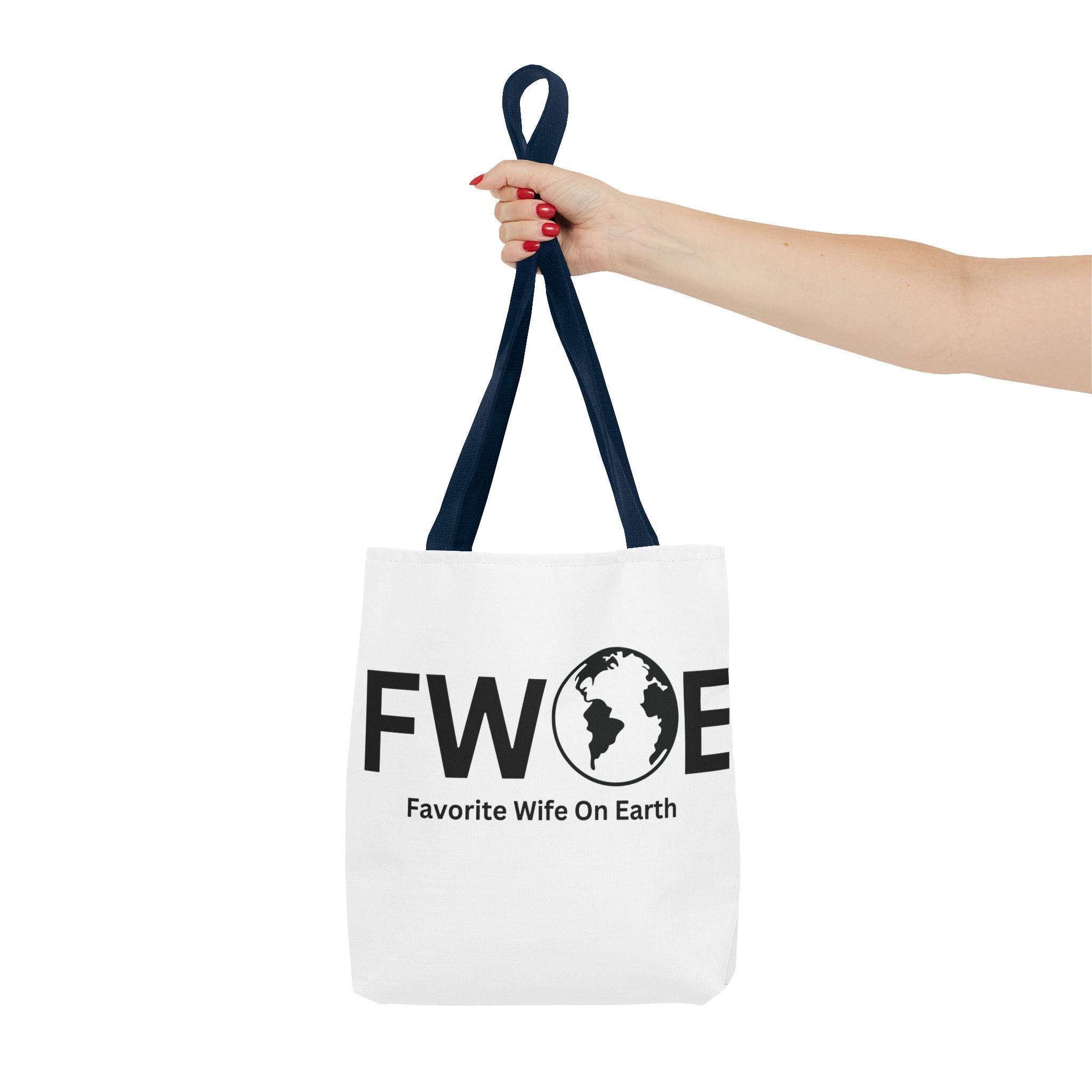 Favorite Wife On Earth (FWOE) Tote Bag - Custom Printed Stylish and Functional Tote