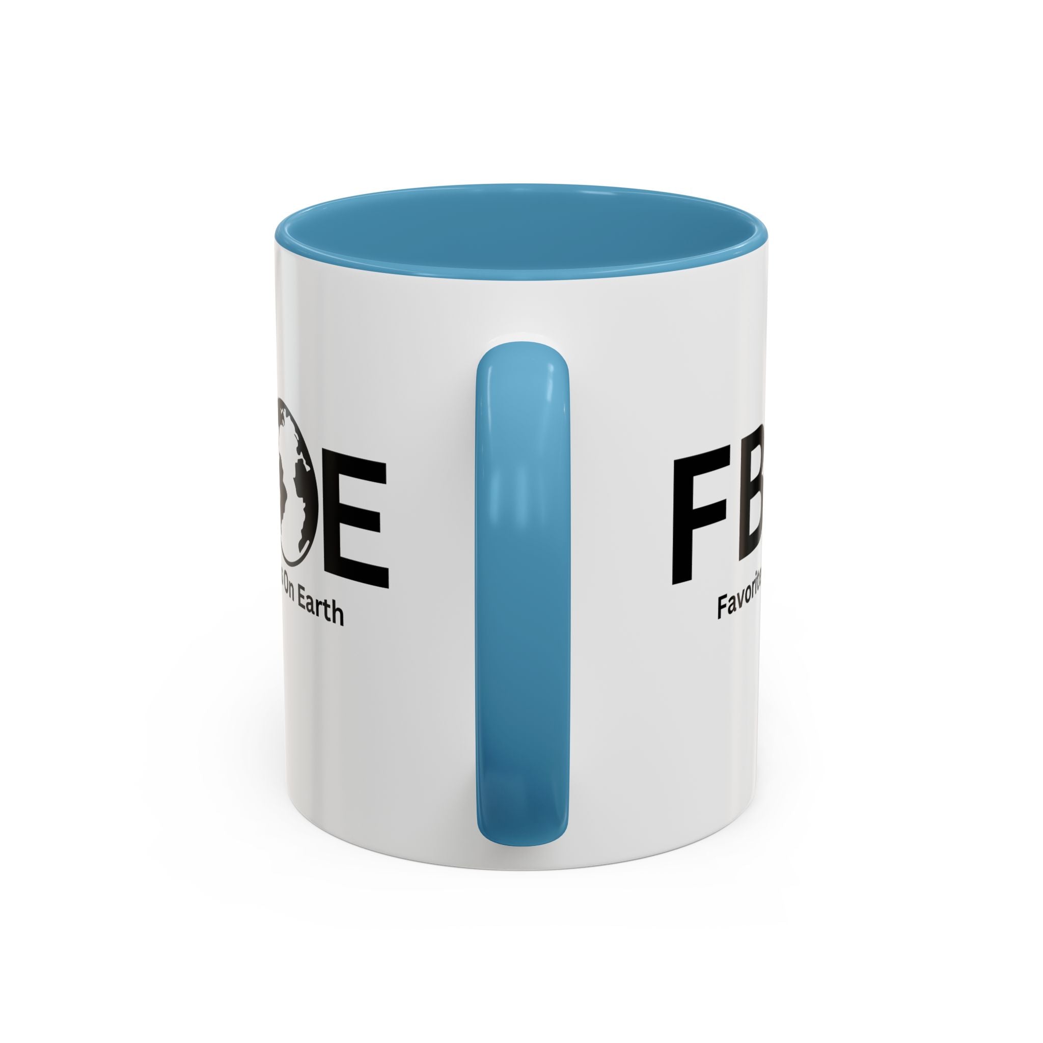 Favorite Boss On Earth (FBOE) Accent Coffee Mug (11oz, 15oz)