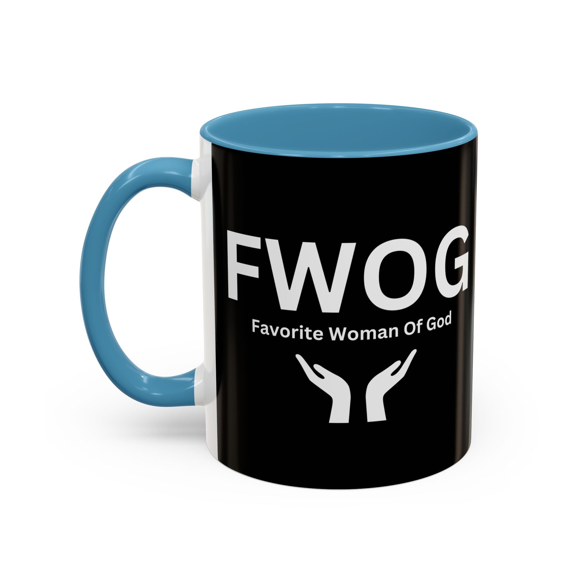 Favorite Woman of God (FWOG) Accent Coffee Mug (11oz, 15oz)