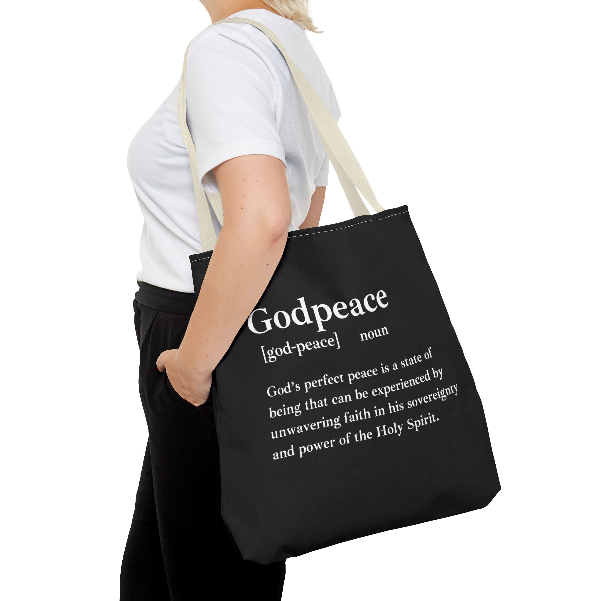 Godpeace Tote Bag - Custom Printed Stylish and Functional Tote
