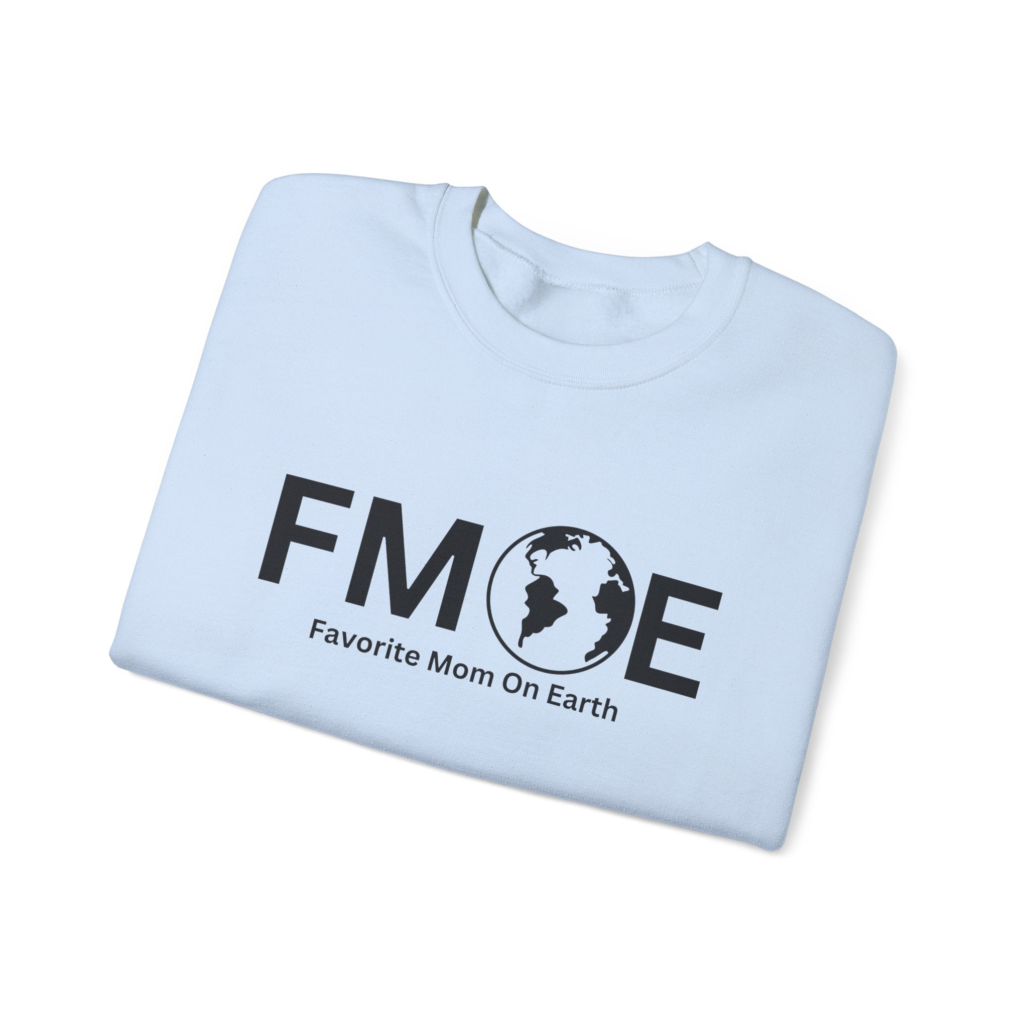 Favorite Mom On Earth (FMOE) Unisex Heavy Blend™ Crewneck Sweatshirt – Cozy and Durable