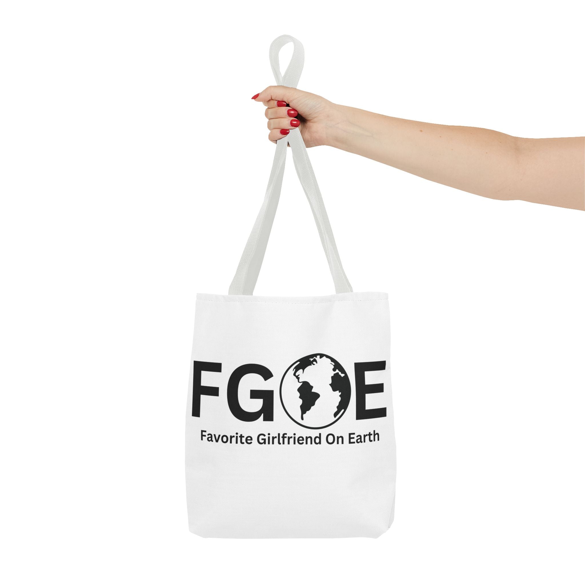Favorite Girlfriend On Earth (FGOE) Tote Bag - Custom Printed Stylish and Functional Tote
