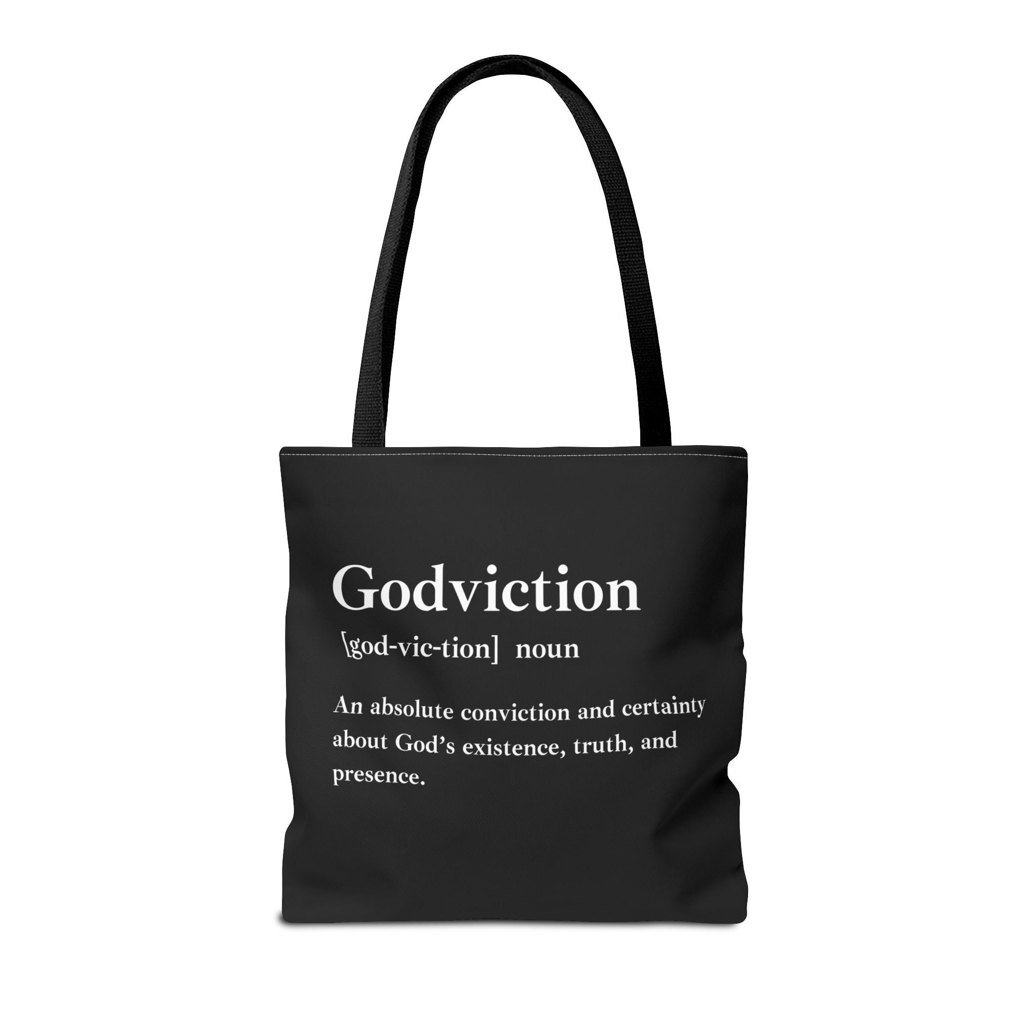 Godviction Tote Bag - Custom Printed Stylish and Functional Tote