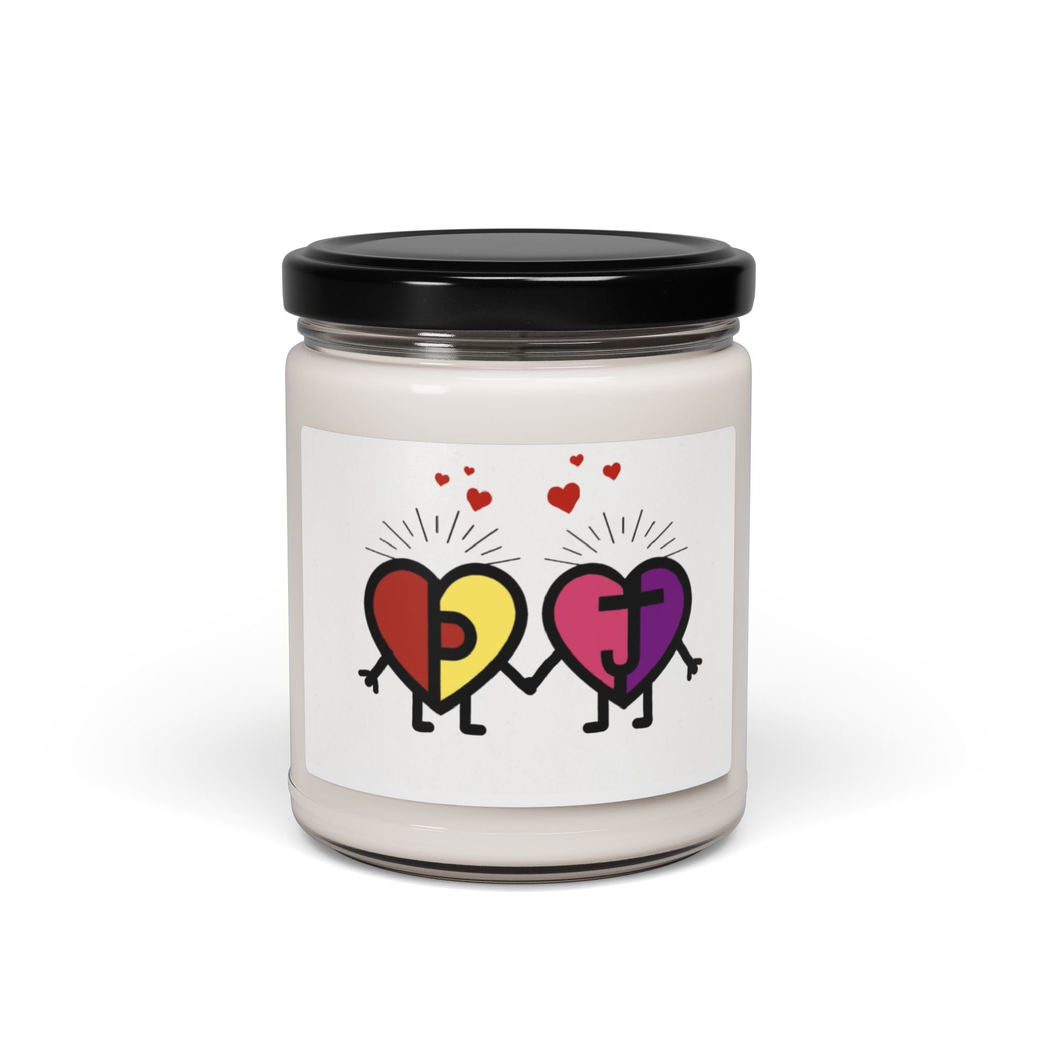 PJ & Joy Passionoy Mascots Scented Soy Candle - 9oz Natural Wax Candle with Custom Label