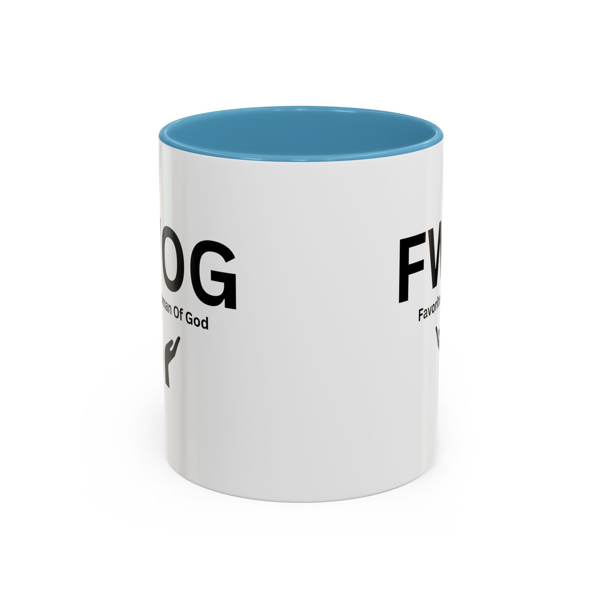 Favorite Woman of God (FWOG) Accent Coffee Mug (11, 15oz)