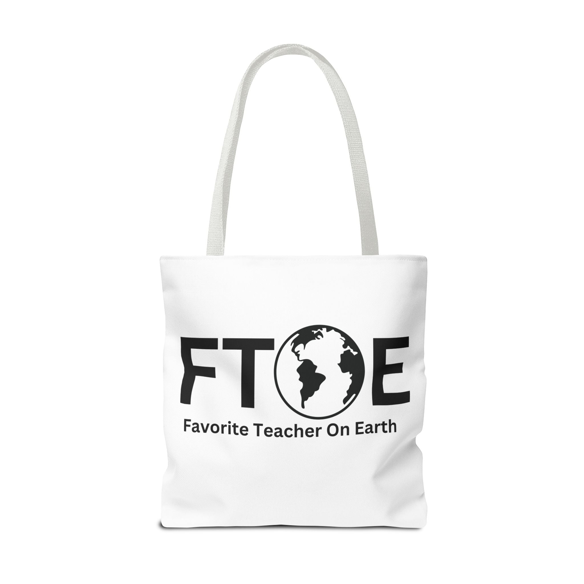 Favorite Teacher On Earth (FTOE) Tote Bag - Custom Printed Stylish and Functional Tote