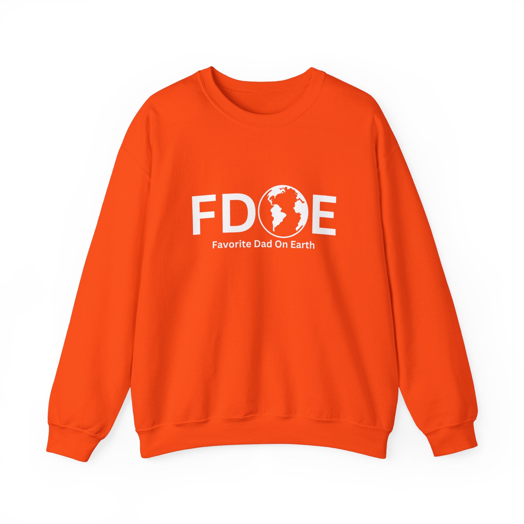 Favorite Dad on Earth Crewneck Sweatshirt - (FDOE) Logo Sweatshirt for Me