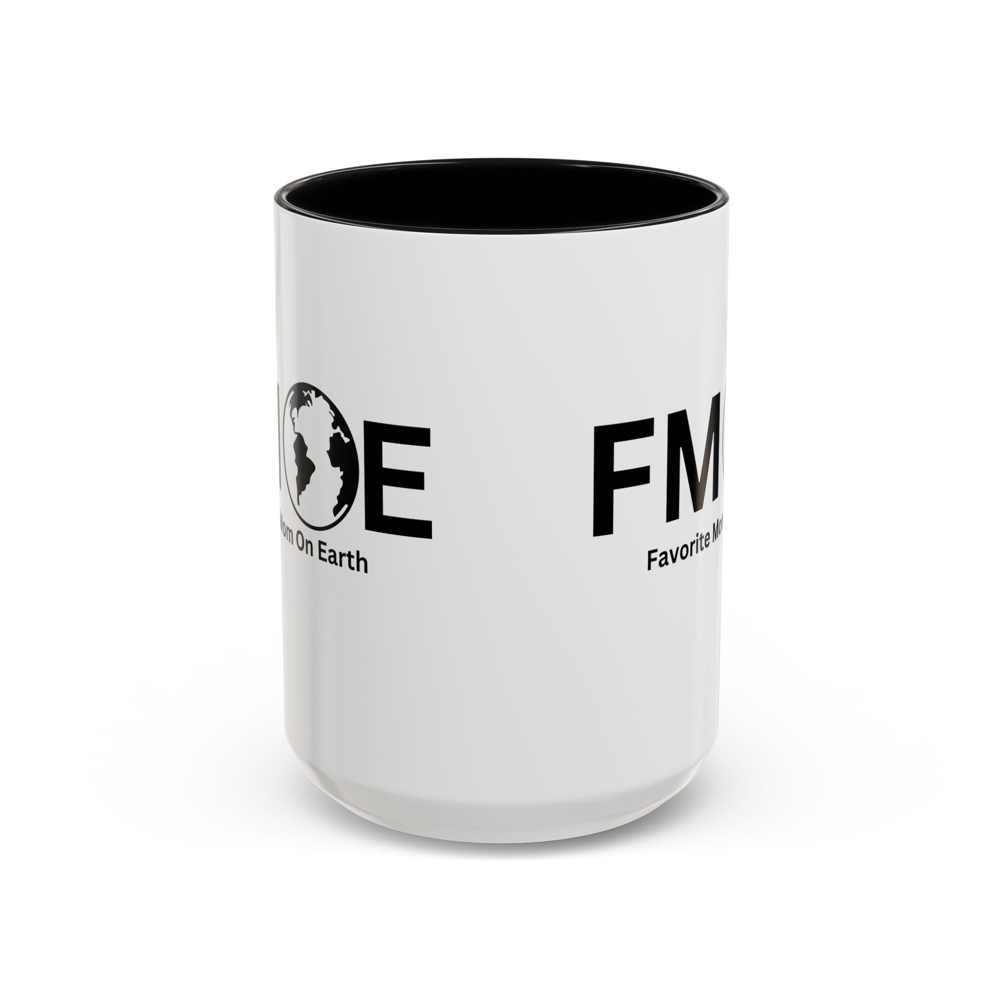 Favorite Mom On Earth (FMOE) Accent Coffee Mug (11oz, 15oz)