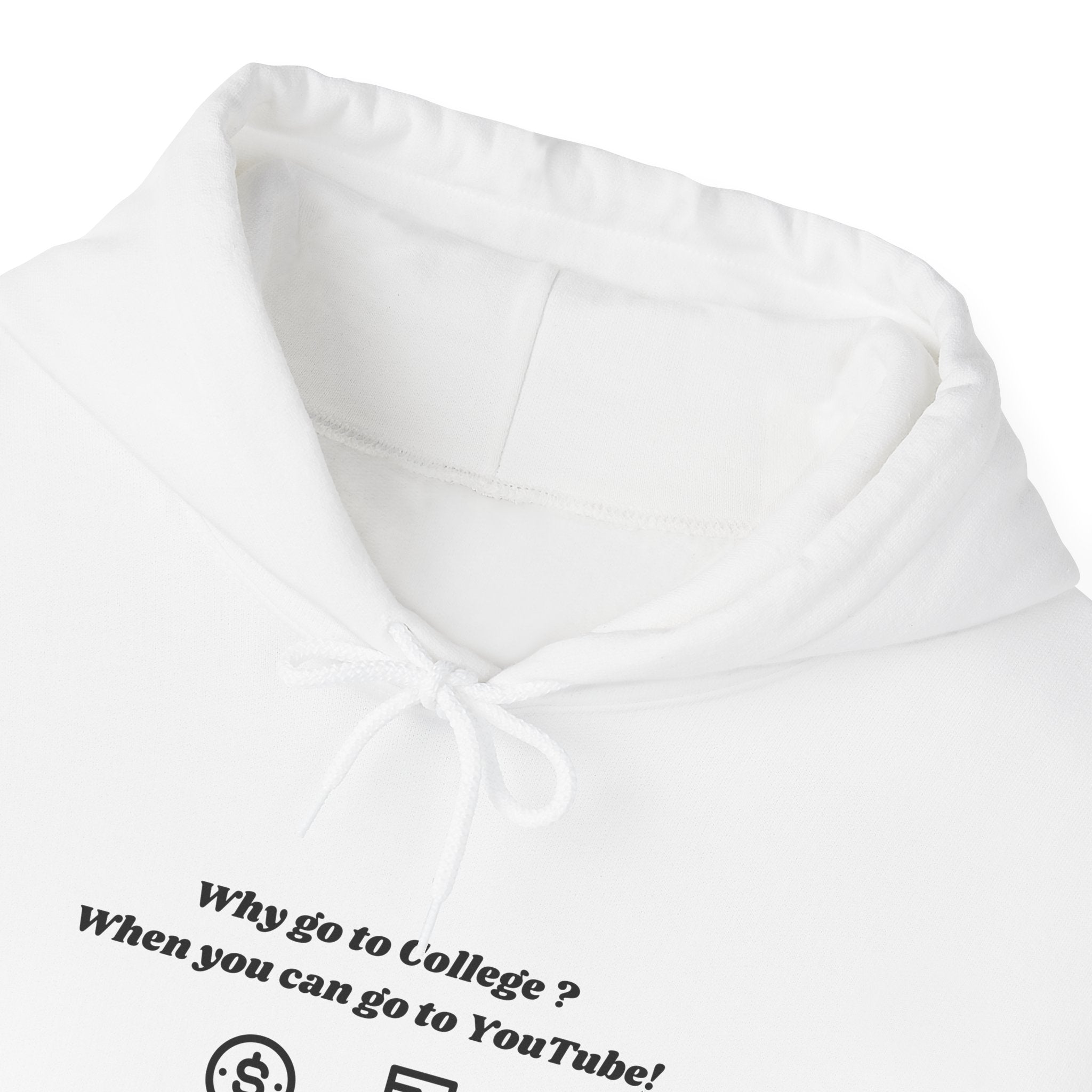 Why Go to College? When You Can Go to YouTube! Hoodie