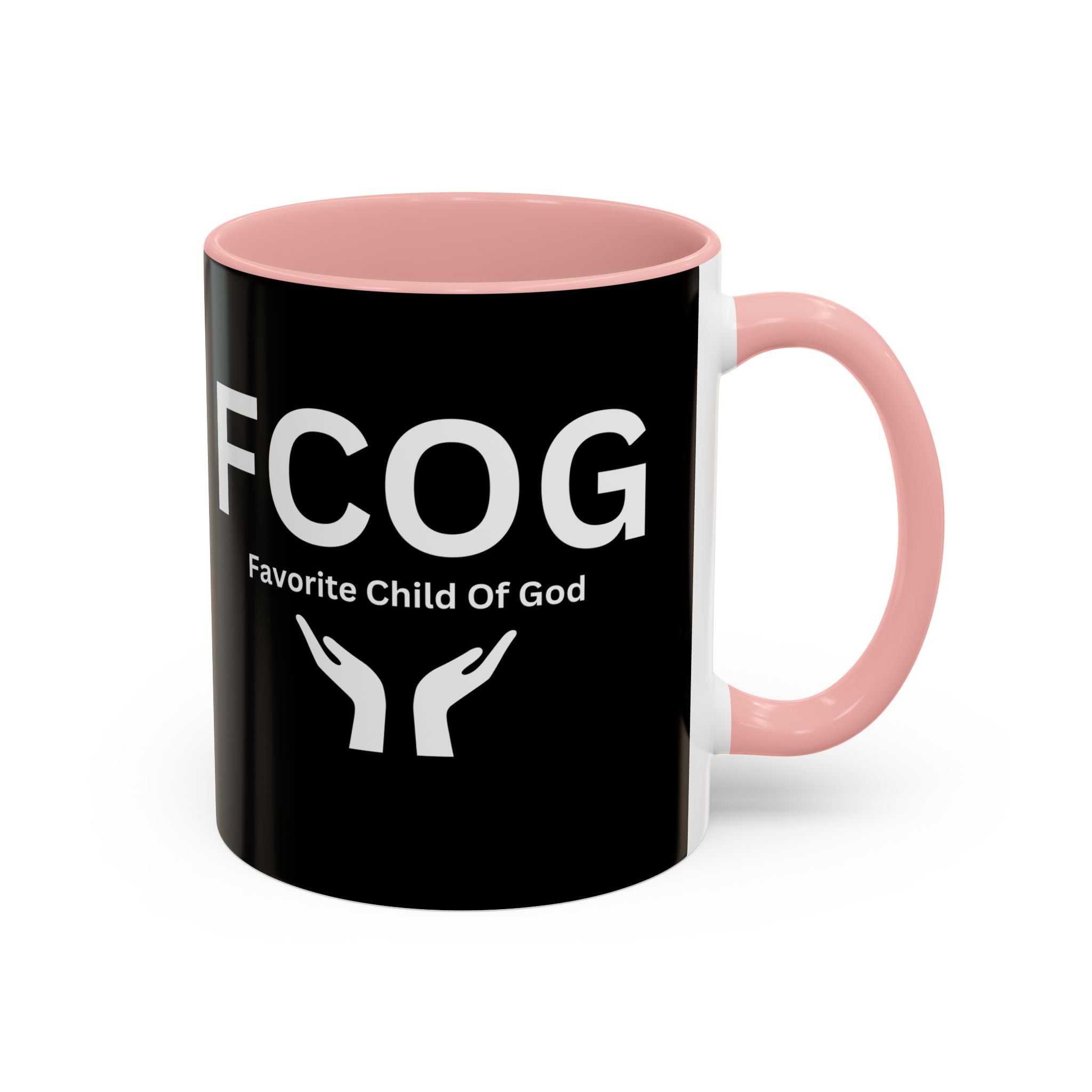 Favorite Child of God (FCOG) Accent Coffee Mug (11, 15oz)