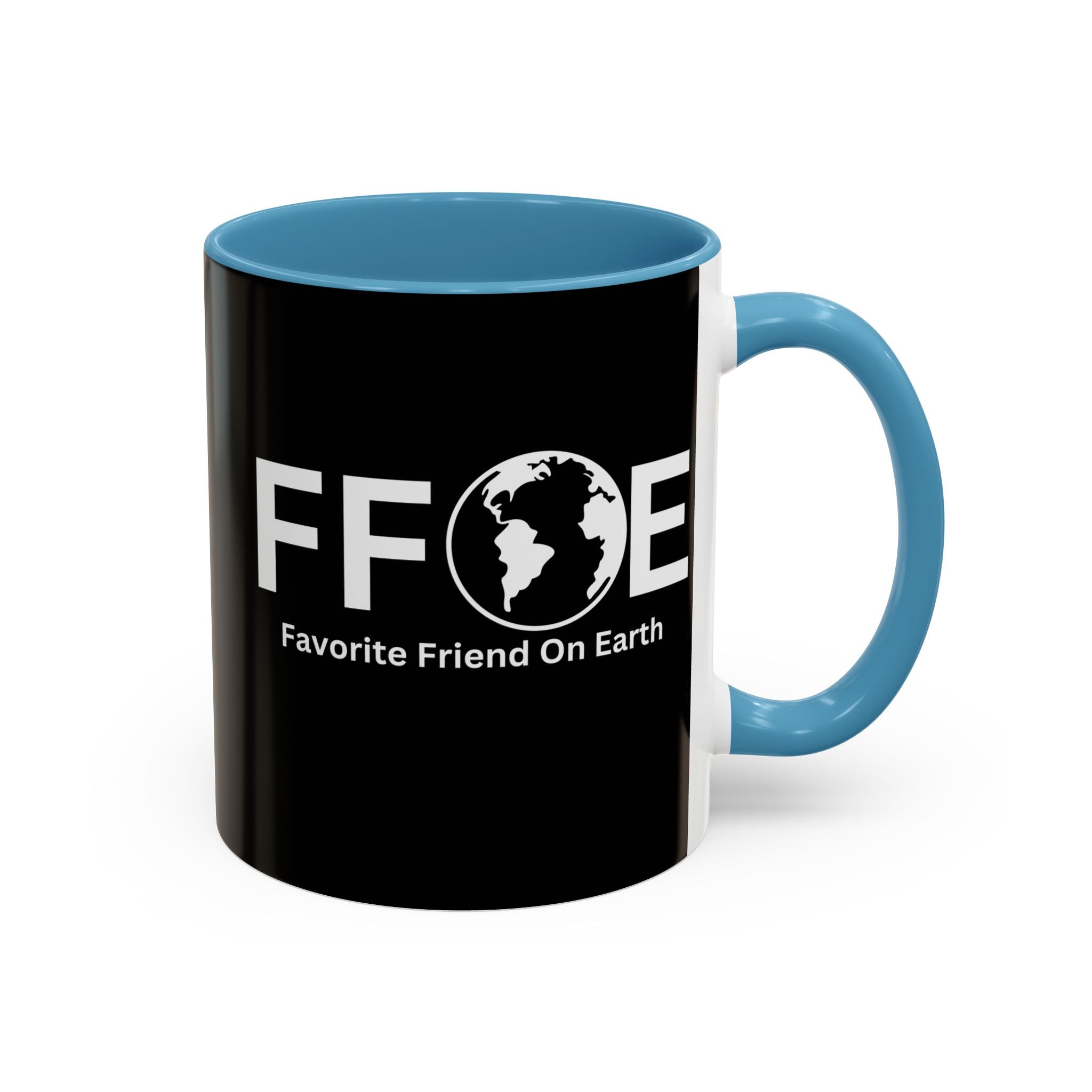 Favorite Friend On Earth (FFOE) Accent Coffee Mug (11oz, 15oz)