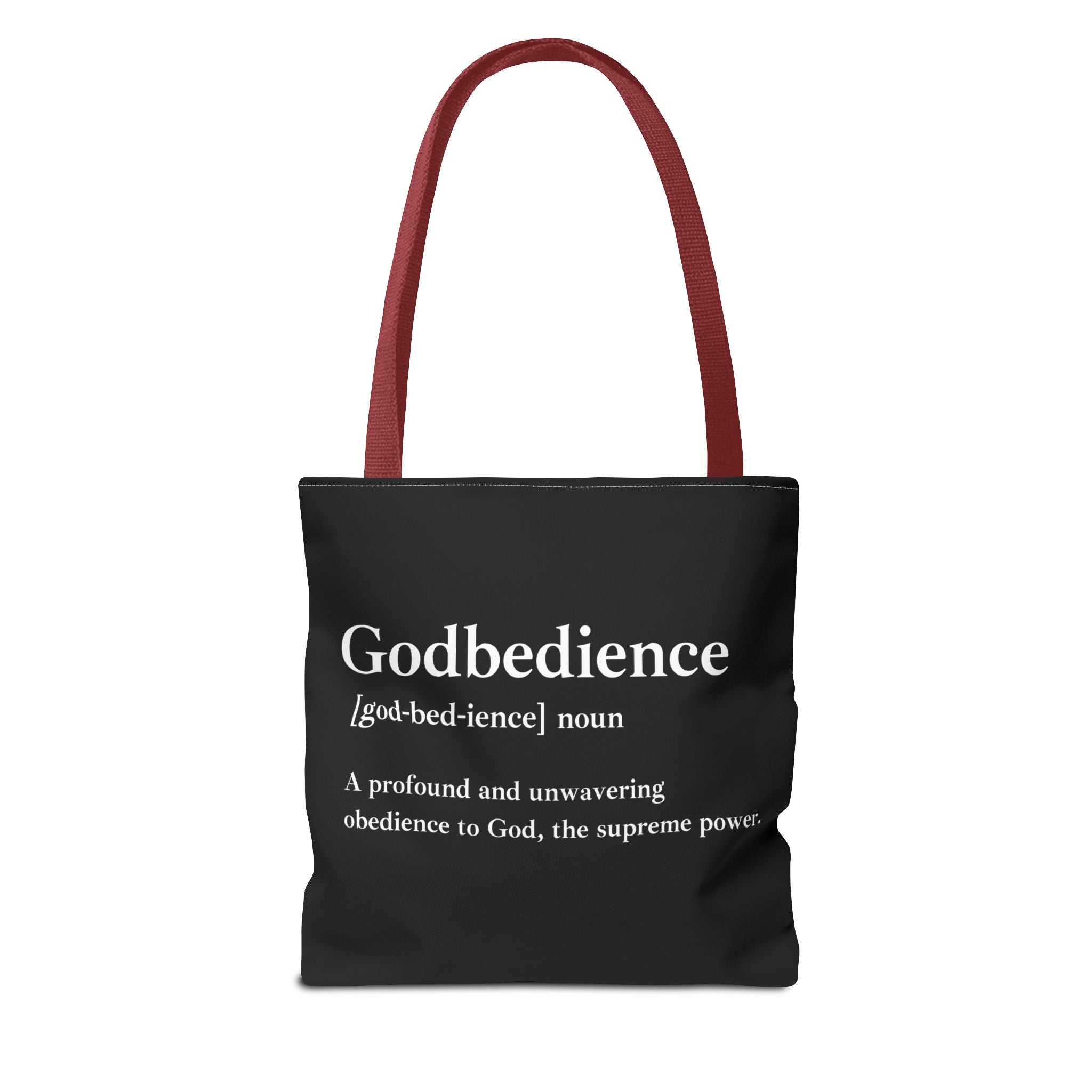 Godbedience Tote Bag - Custom Printed Stylish and Functional Tote