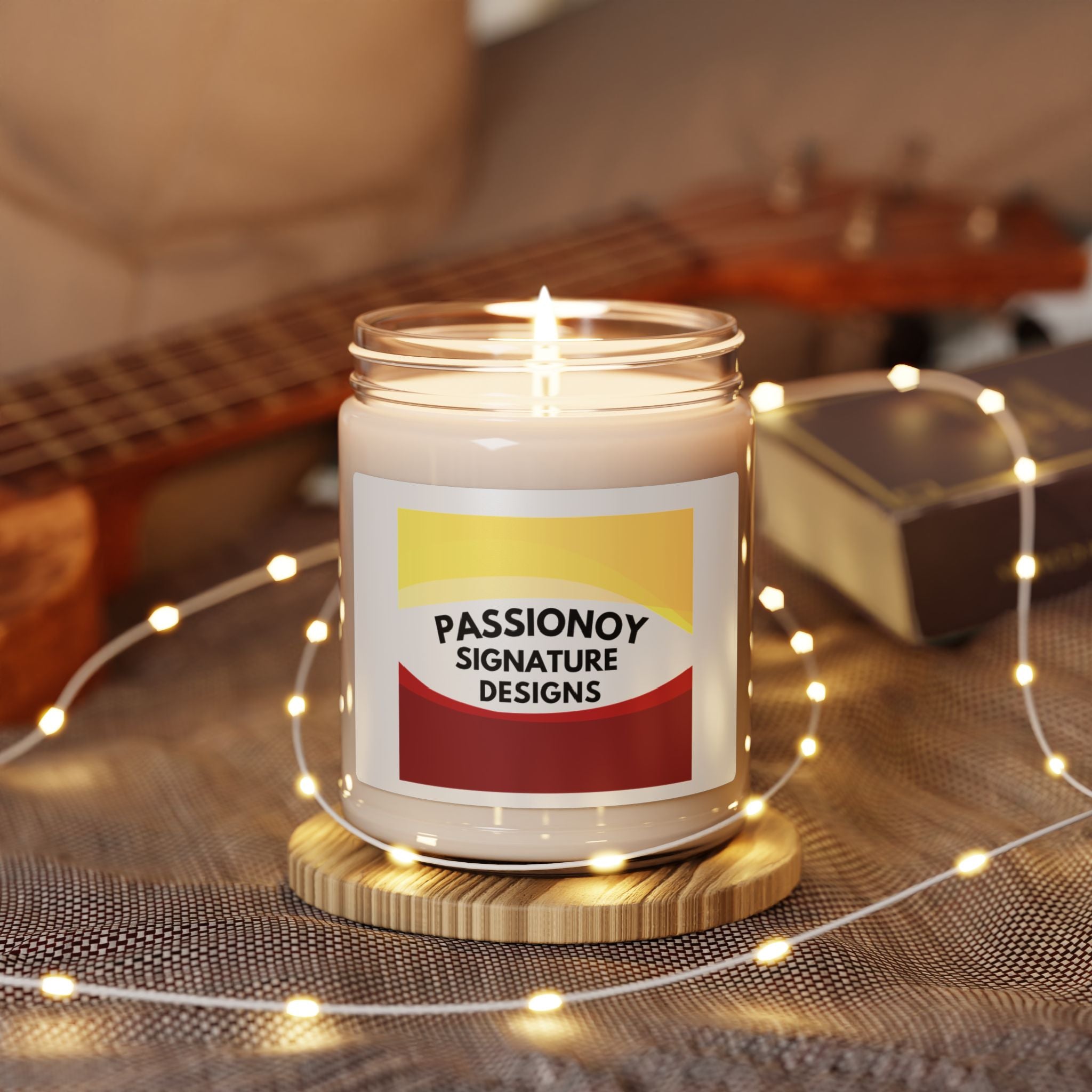 Passionoy Signature Designs-A1 Scented Soy Candle, 9oz
