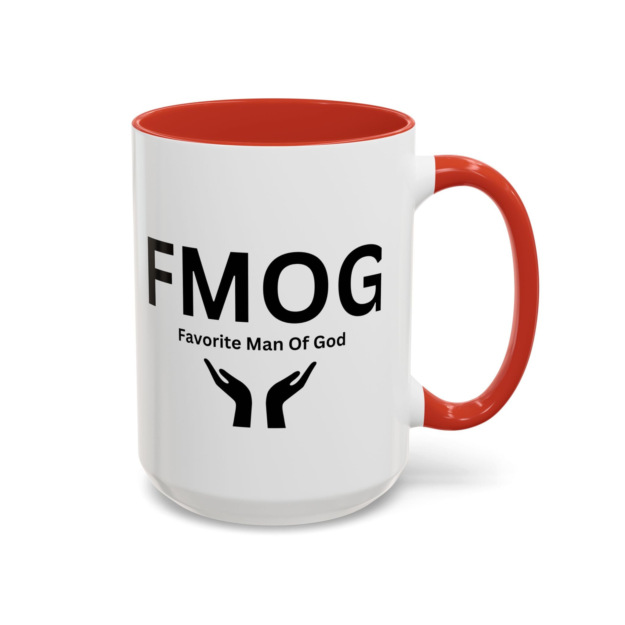 Favorite Man of God (FMOG) Accent Coffee Mug (11oz, 15oz)
