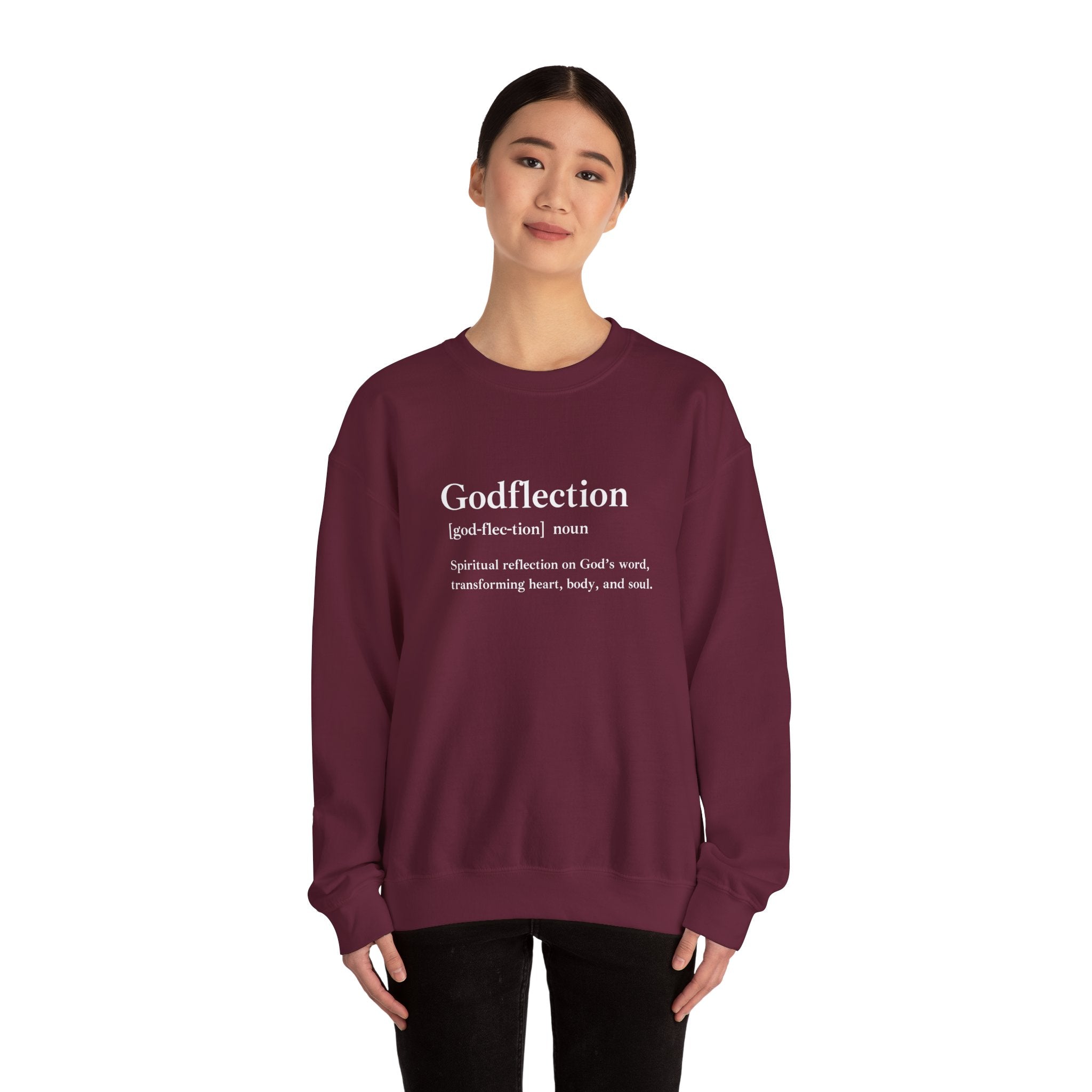 Godflection Unisex Heavy Blend™ Crewneck Sweatshirt