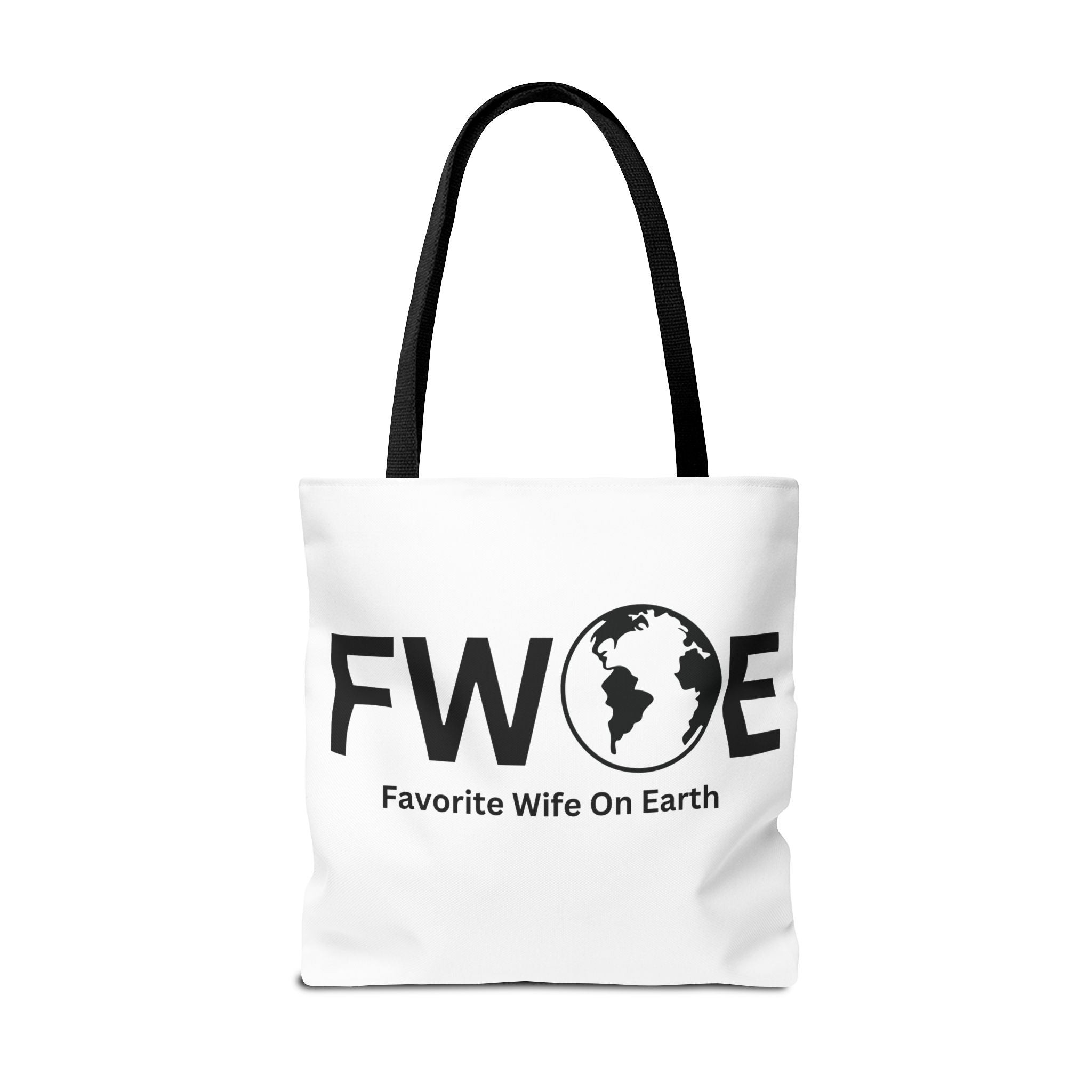 Favorite Wife On Earth (FWOE) Tote Bag - Custom Printed Stylish and Functional Tote