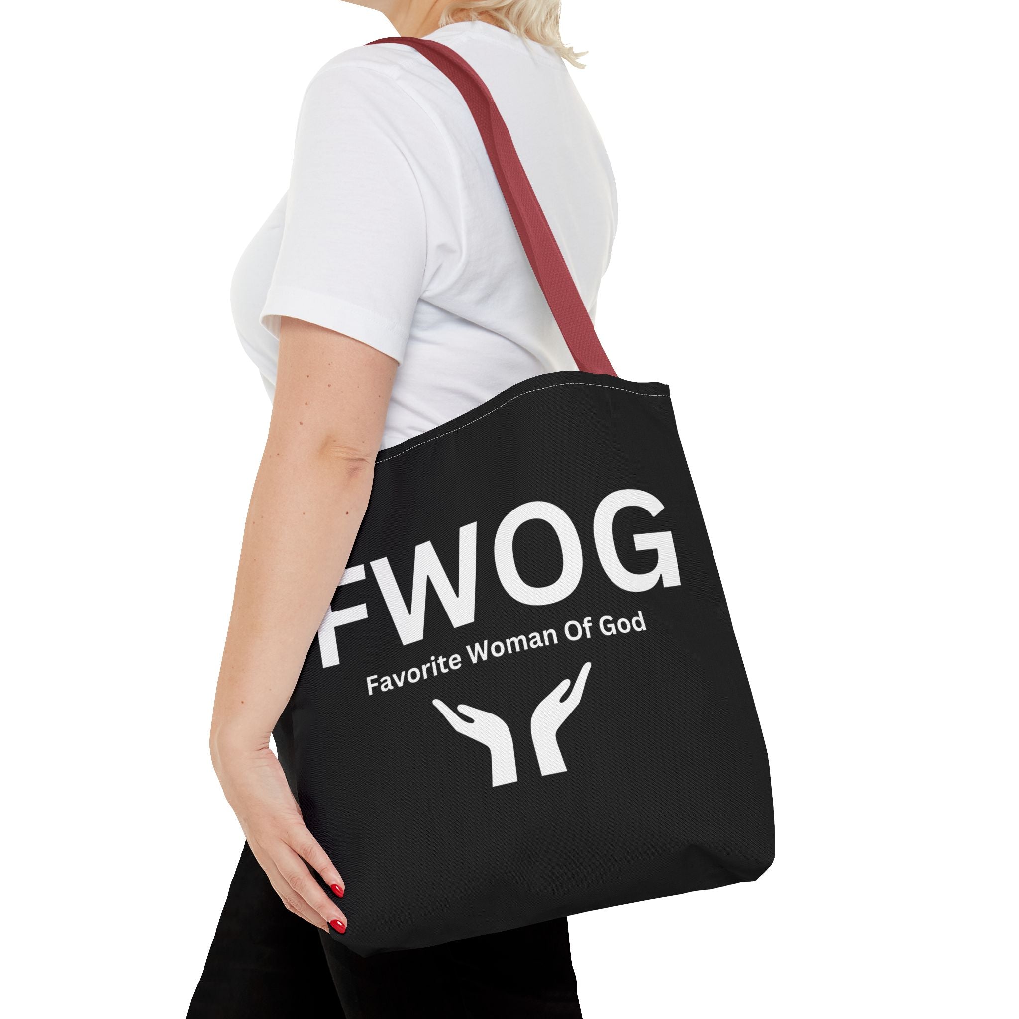 Favorite Woman of God (FWOG) Tote Bag - Custom Printed Stylish and Functional Tote